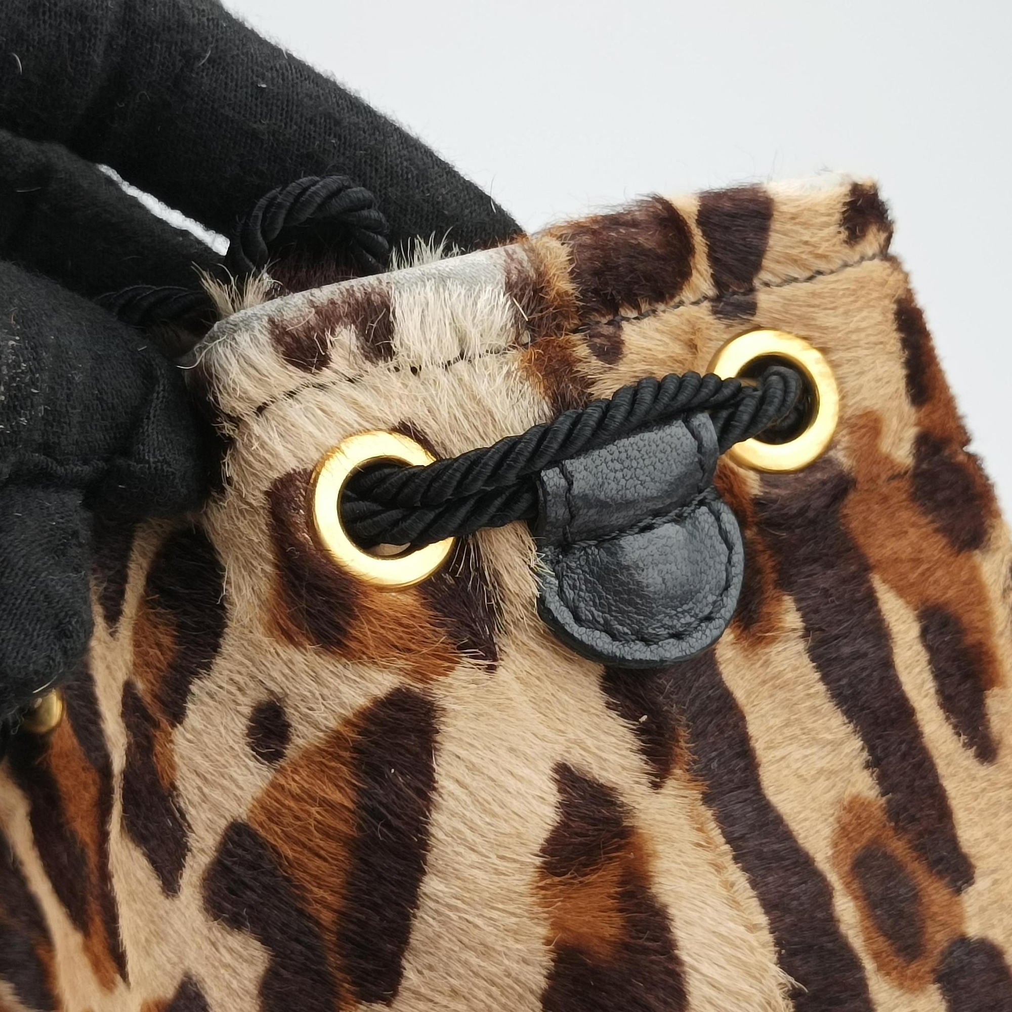 Leopard Print Brown×Multicolour pony hair 8BR554 5260-8BR554-VXI-069レオパード プリント ブラウン×マルチカラー ハラコ 8BR554 5260-8BR554-VXI-069