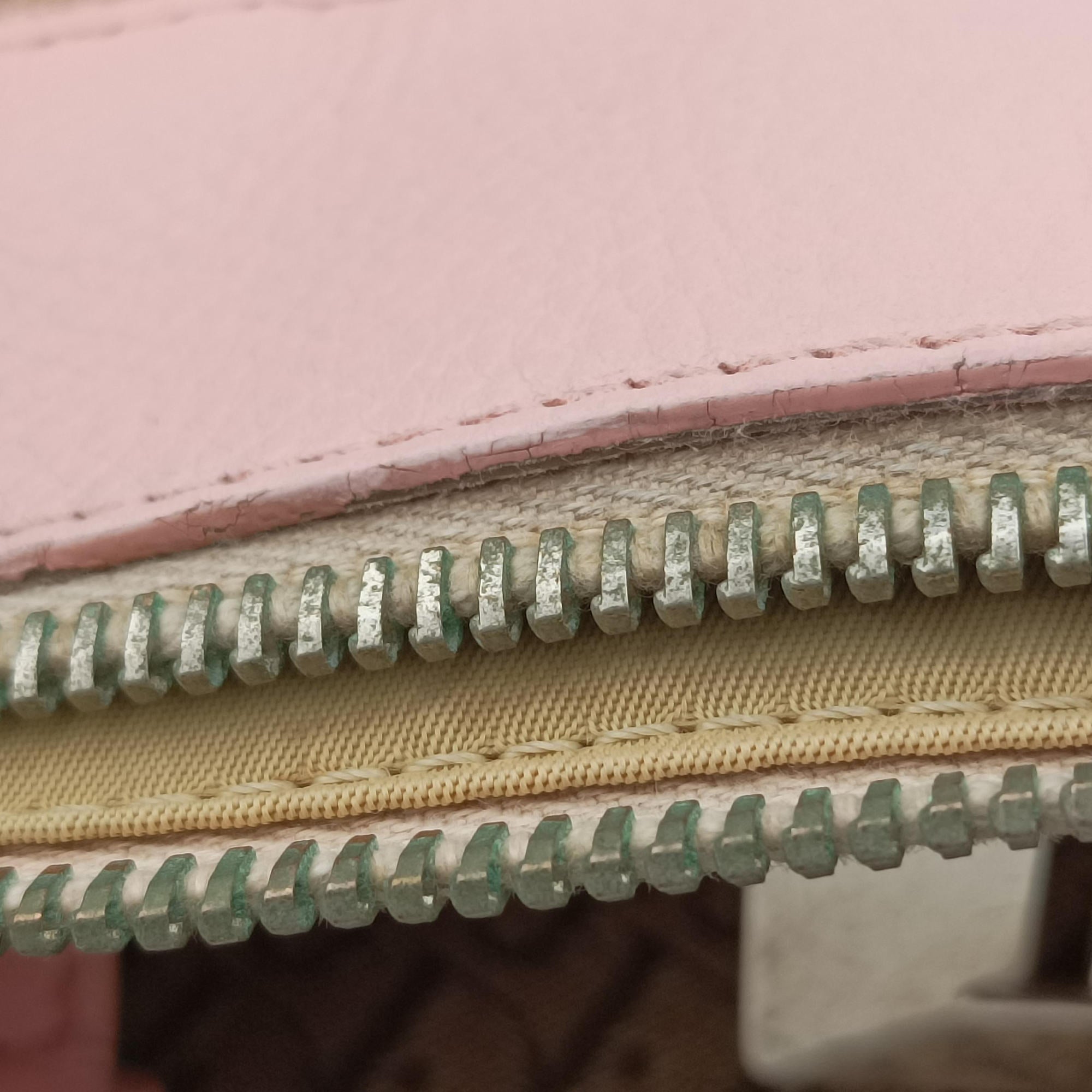 Street Chic Pink×Beige Canvas x Leather 07-BO-0036ストリートシック ピンク×ベージュ キャンバス×レザー 07-BO-0036