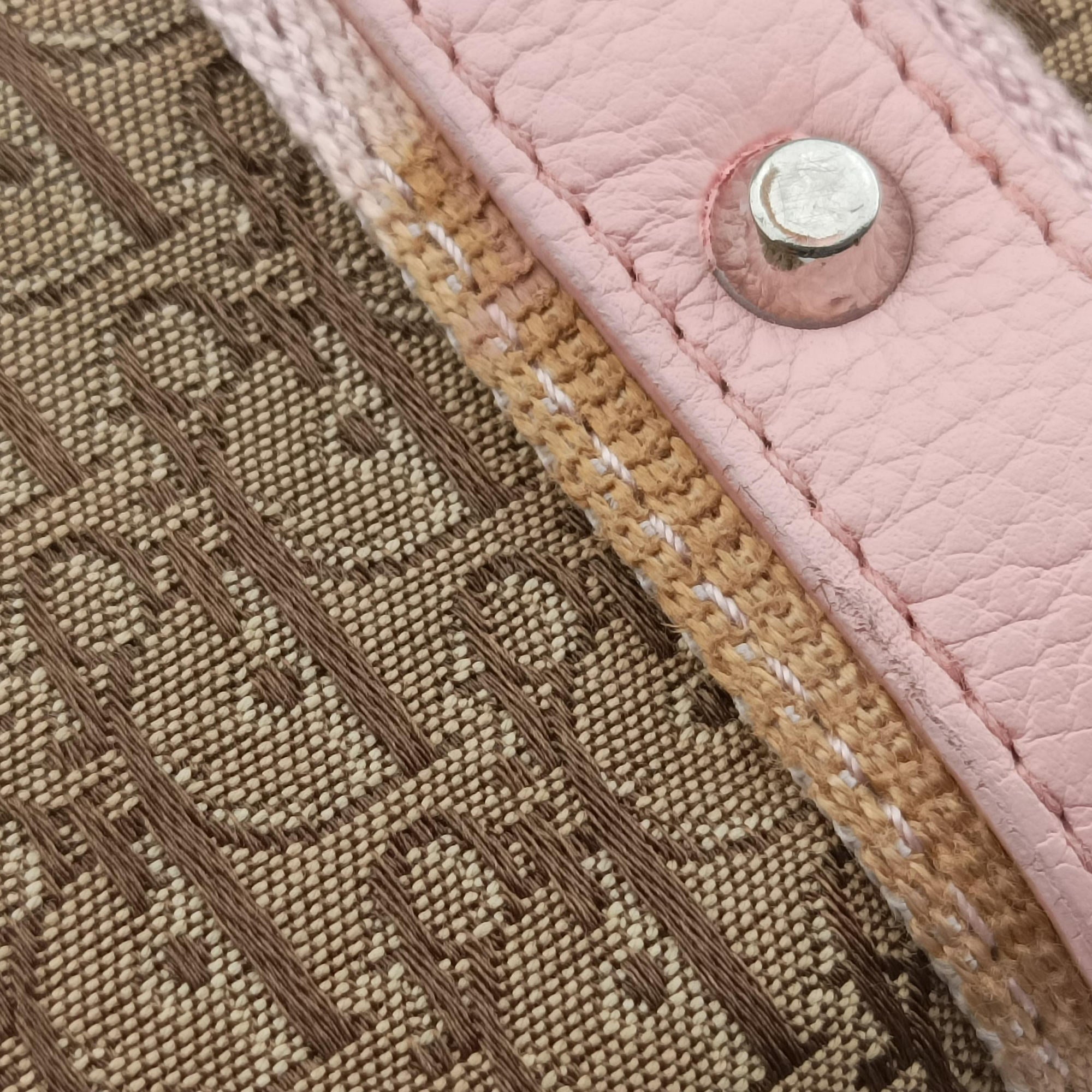 Street Chic Pink×Beige Canvas x Leather 07-BO-0036ストリートシック ピンク×ベージュ キャンバス×レザー 07-BO-0036