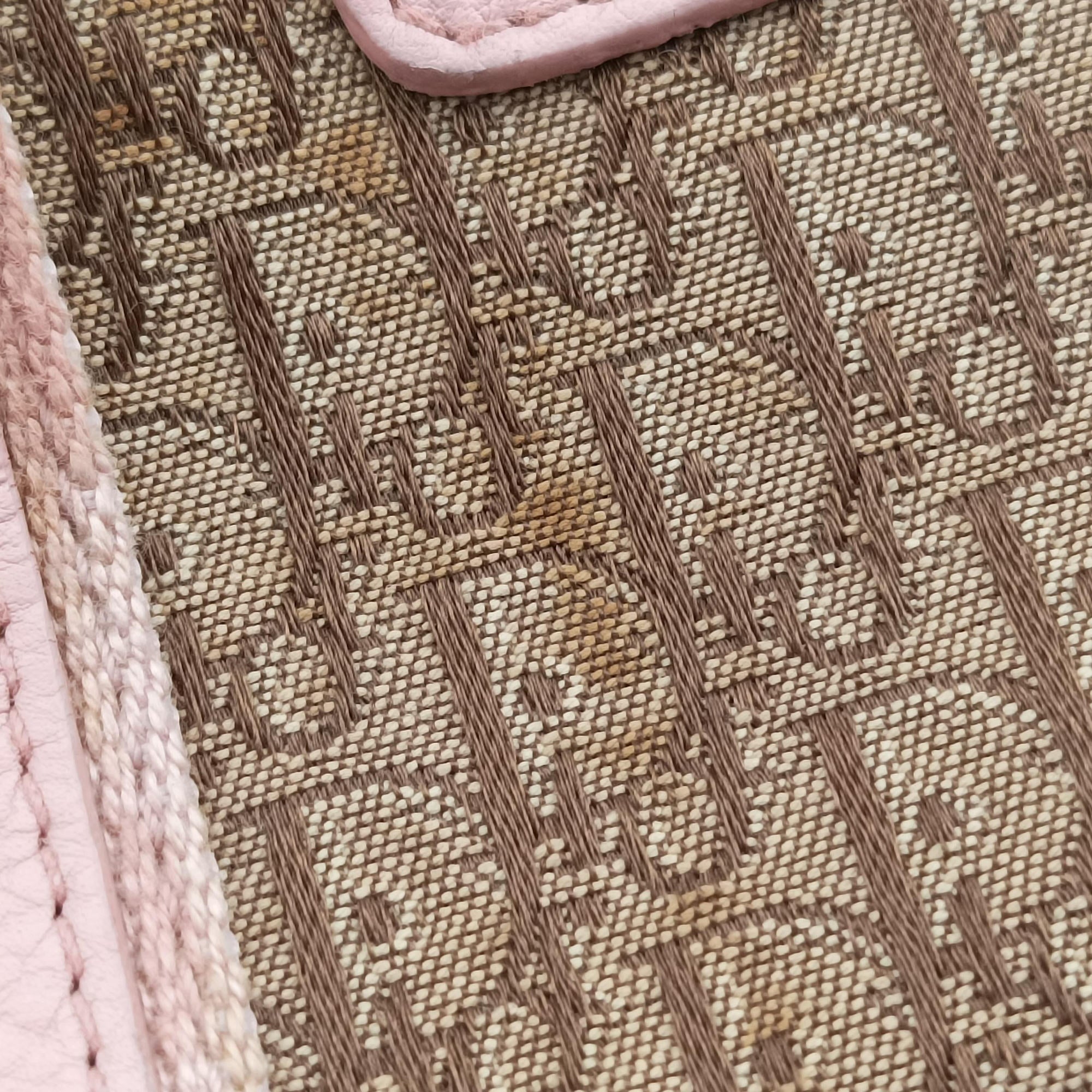 Street Chic Pink×Beige Canvas x Leather 07-BO-0036ストリートシック ピンク×ベージュ キャンバス×レザー 07-BO-0036