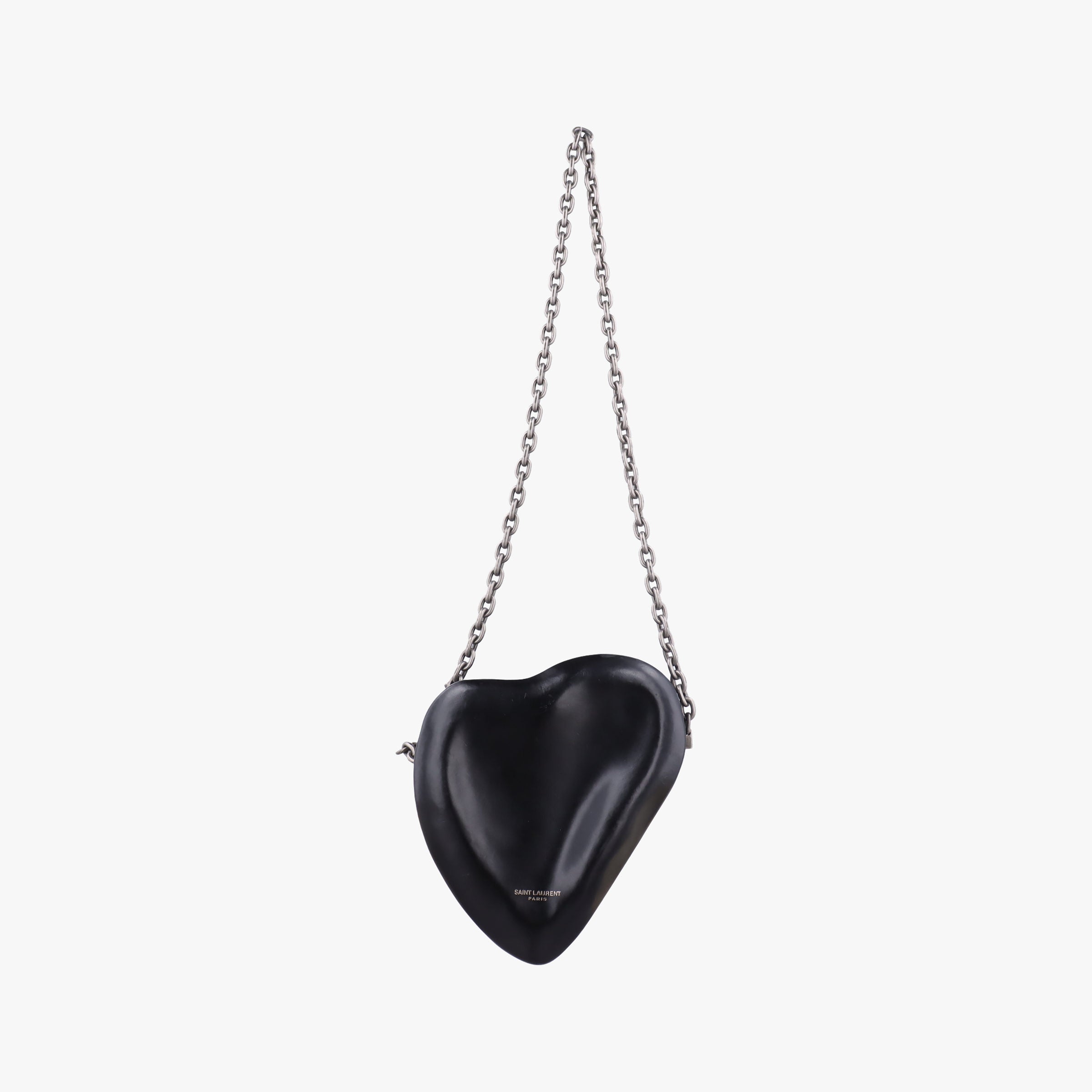 Love box heart Black Leather 564323 BCI564323.0319ラブボックス ハート型 ブラック レザー 564323 BCI564323.0319