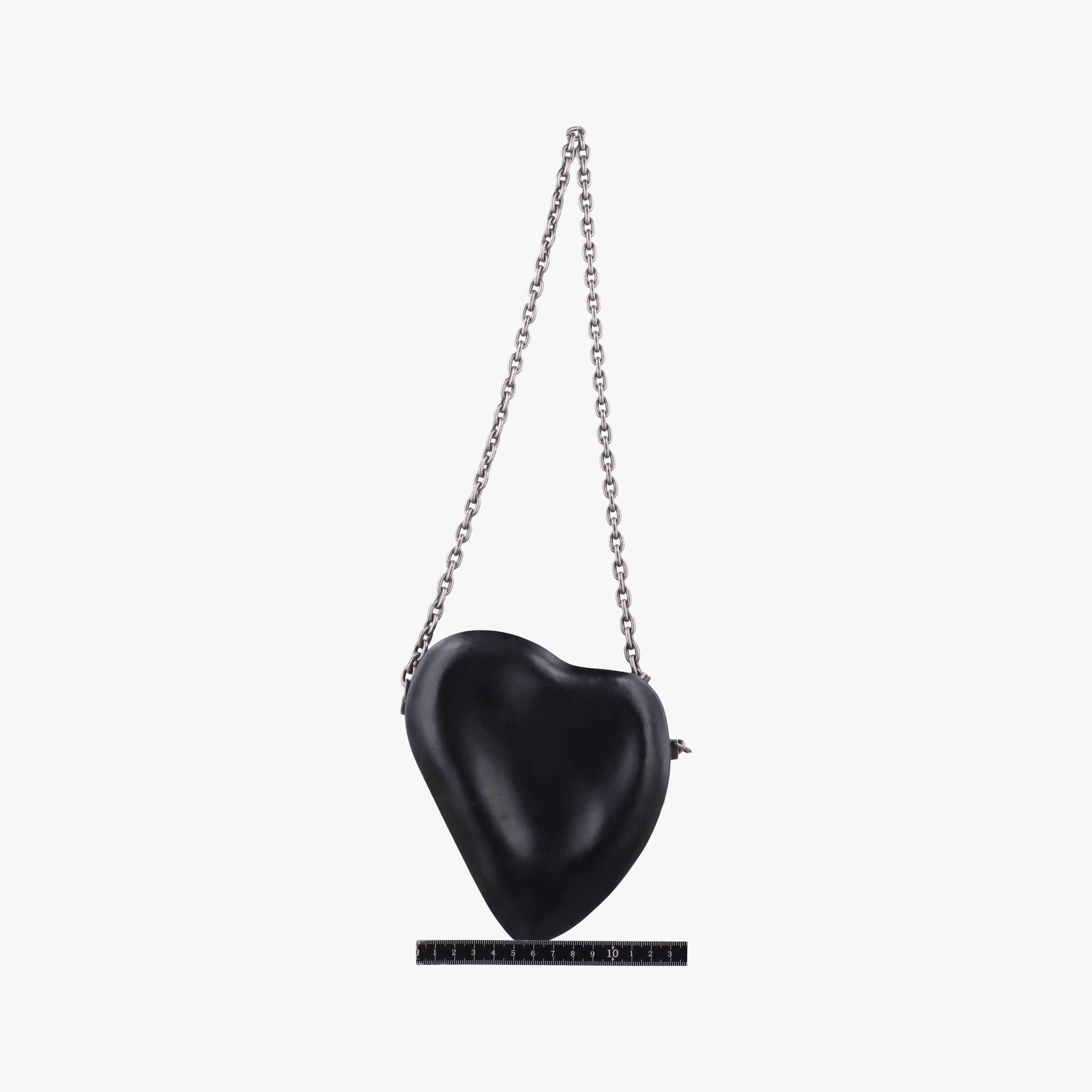 Love box heart Black Leather 564323 BCI564323.0319ラブボックス ハート型 ブラック レザー 564323 BCI564323.0319