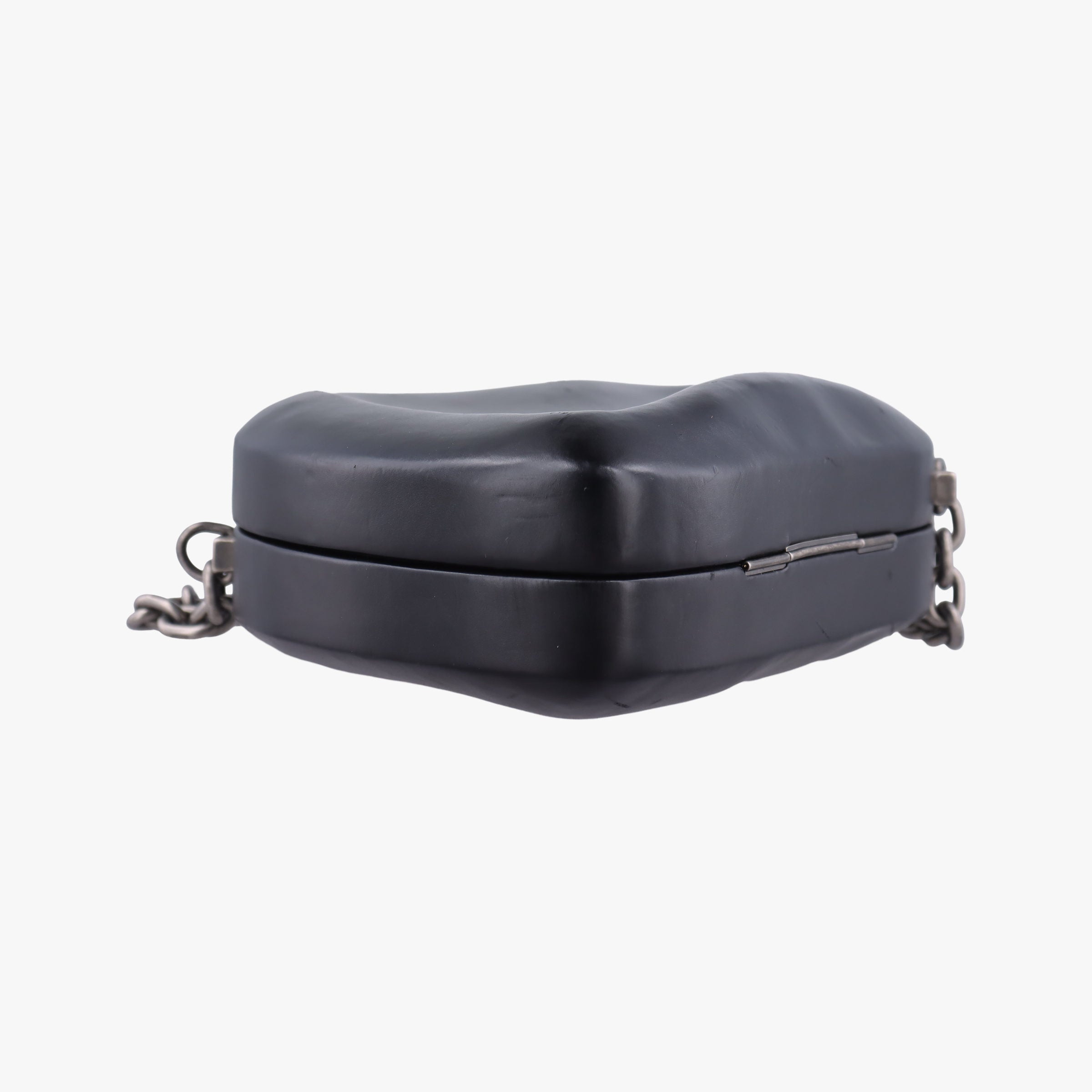 Love box heart Black Leather 564323 BCI564323.0319ラブボックス ハート型 ブラック レザー 564323 BCI564323.0319
