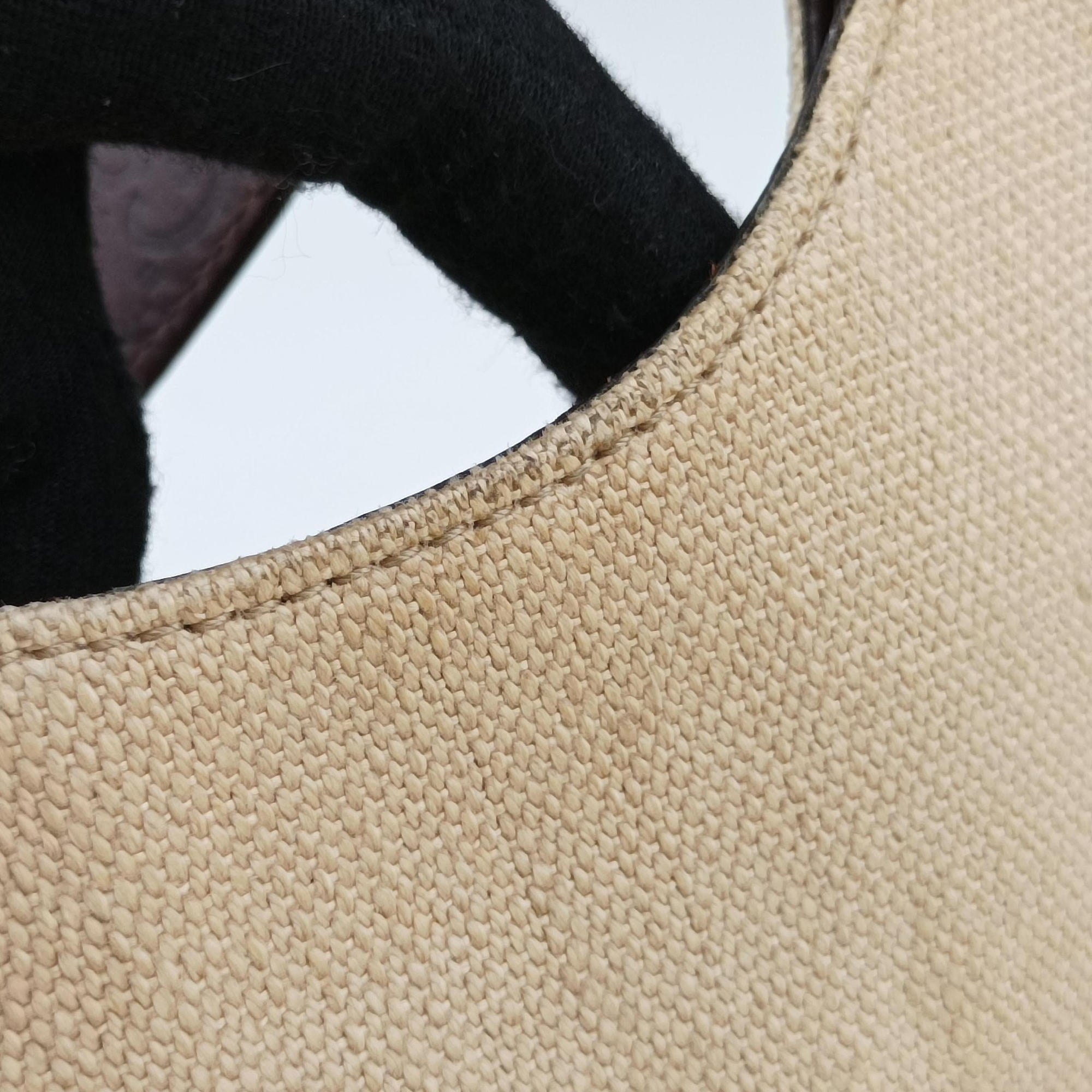 Guccissima Beige x brown Leather×Canvas 257265 F8510783グッチシマ ベージュ×ブラウン レザー×キャンバス 257265 F8510783