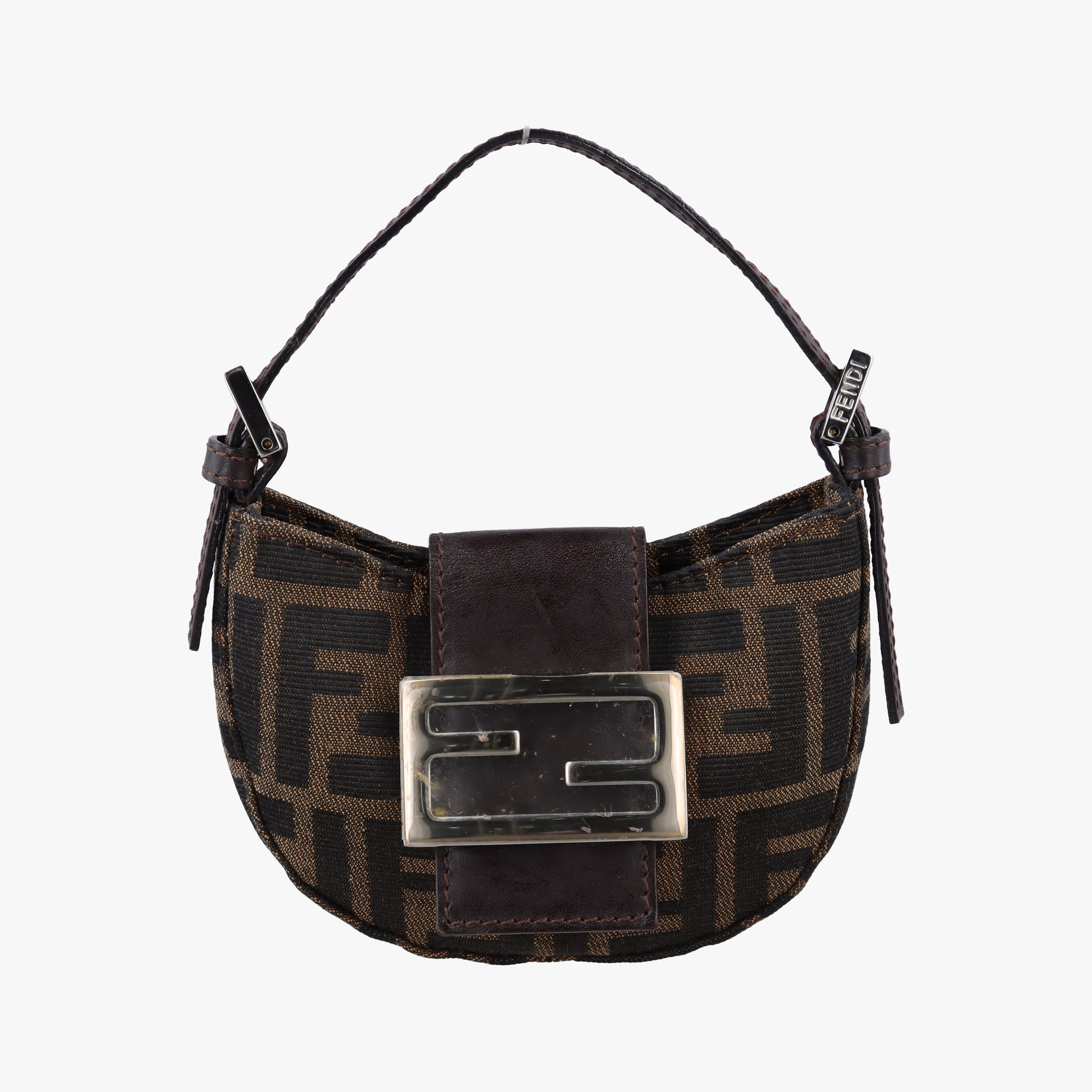 Mini croissants Brown canvas× leather 26673 2303-26673-009ミニクロワッサン ブラウン キャンバス× レザー 26673 2303-26673-009