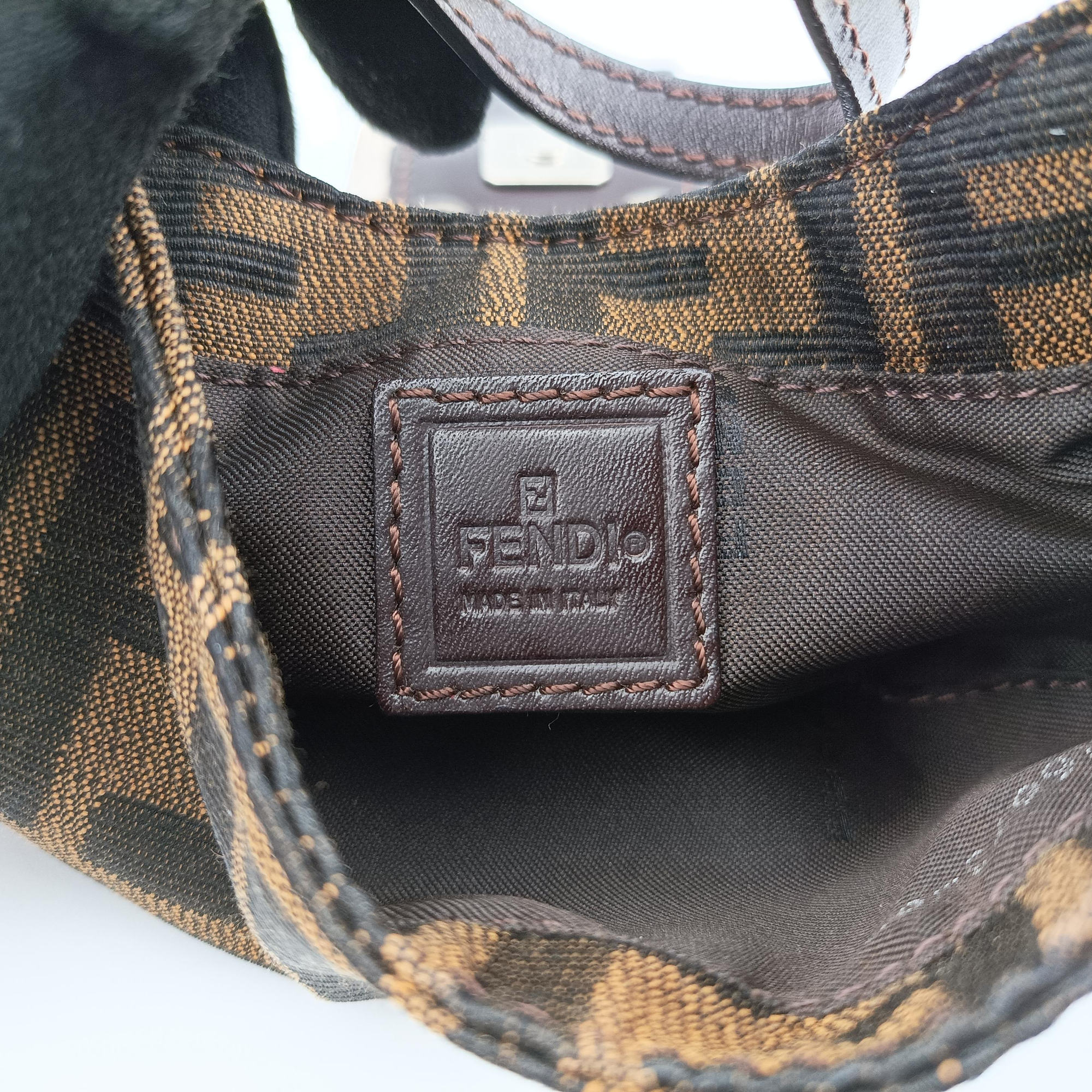 Mini croissants Brown canvas× leather 26673 2303-26673-009ミニクロワッサン ブラウン キャンバス× レザー 26673 2303-26673-009