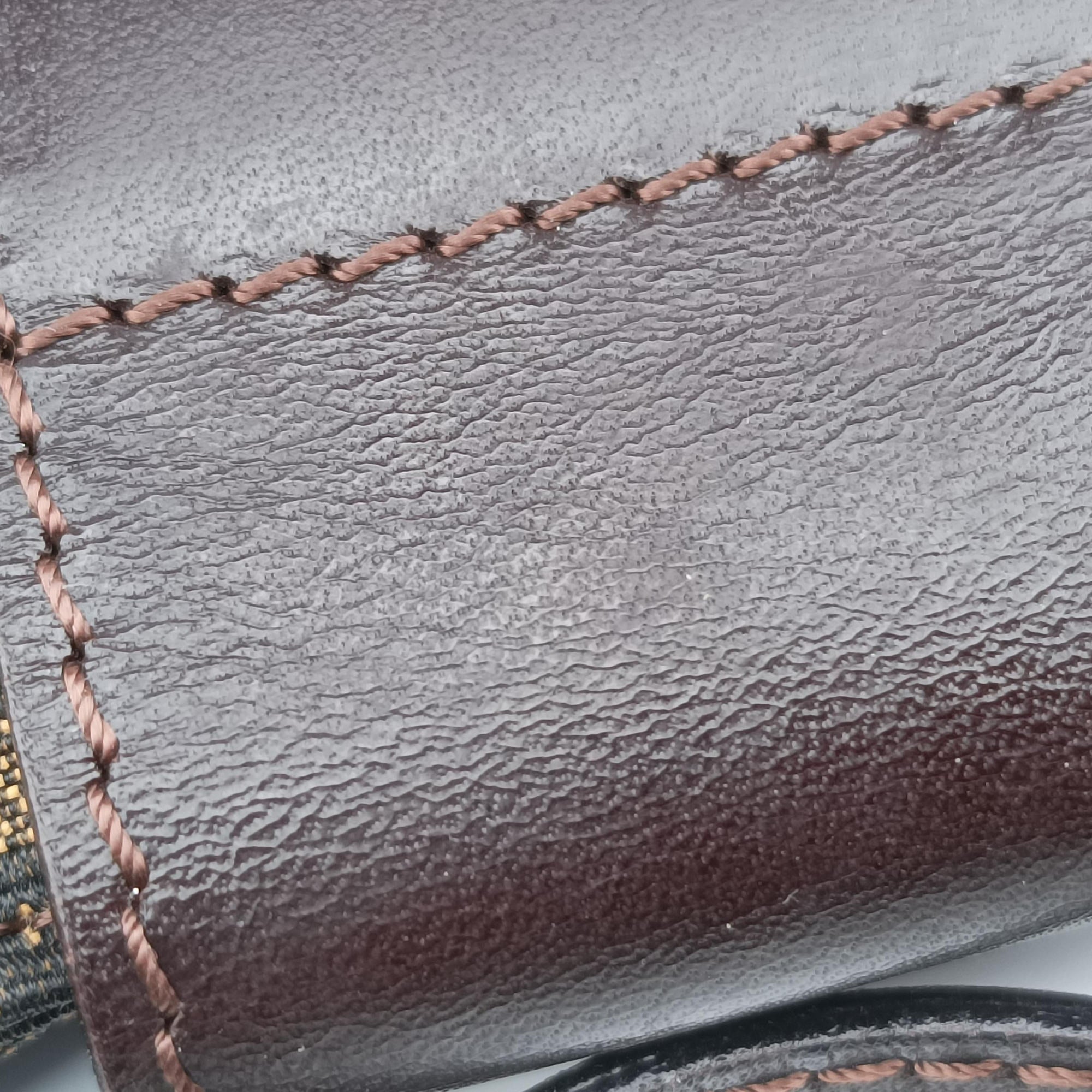 Mini croissants Brown canvas× leather 26673 2303-26673-009ミニクロワッサン ブラウン キャンバス× レザー 26673 2303-26673-009
