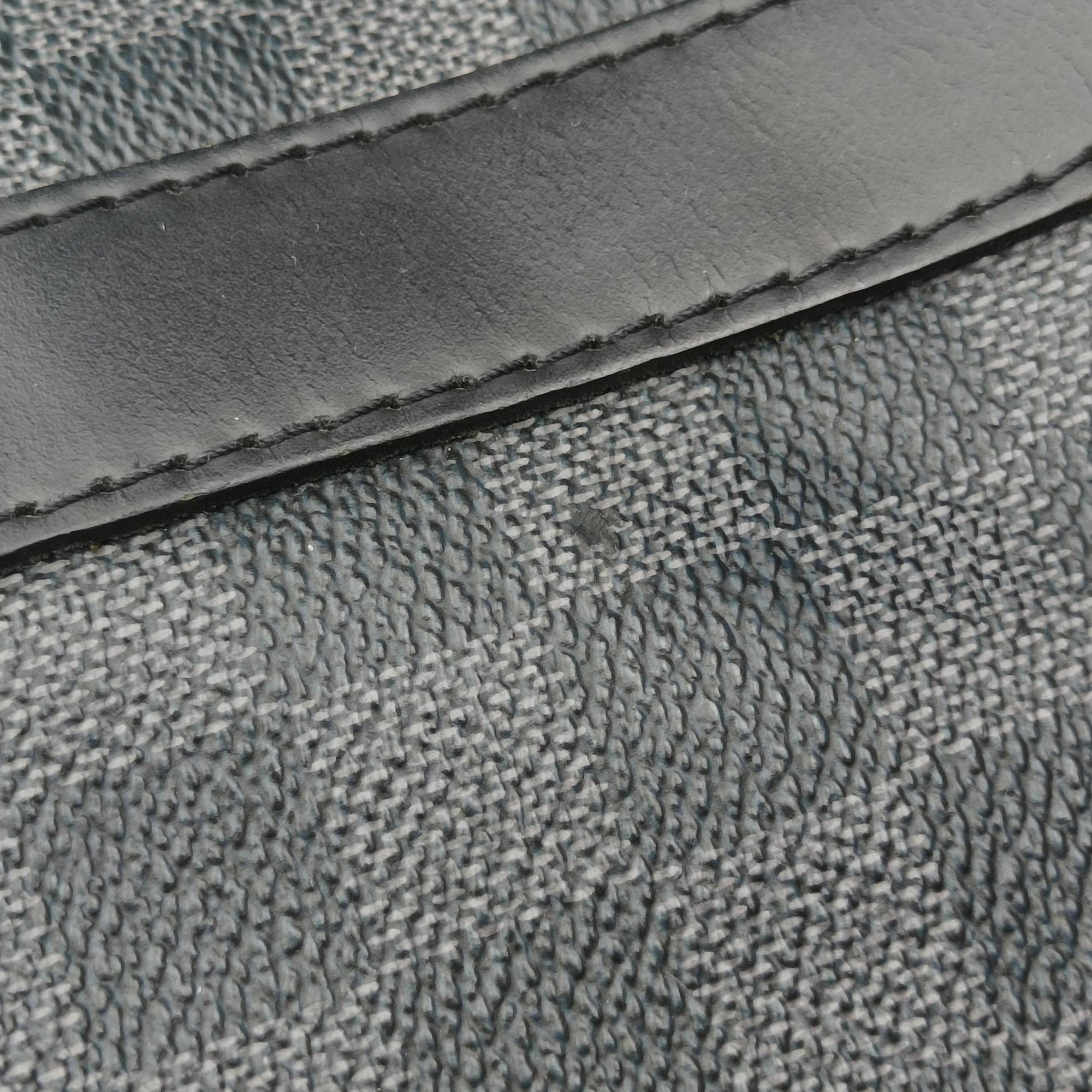 Keepall Bandouliere 55 Noir Damier Graphite N41413 MB2079キーポルバンドリエール55 ノワール ダミエグラフィット N41413 MB2079