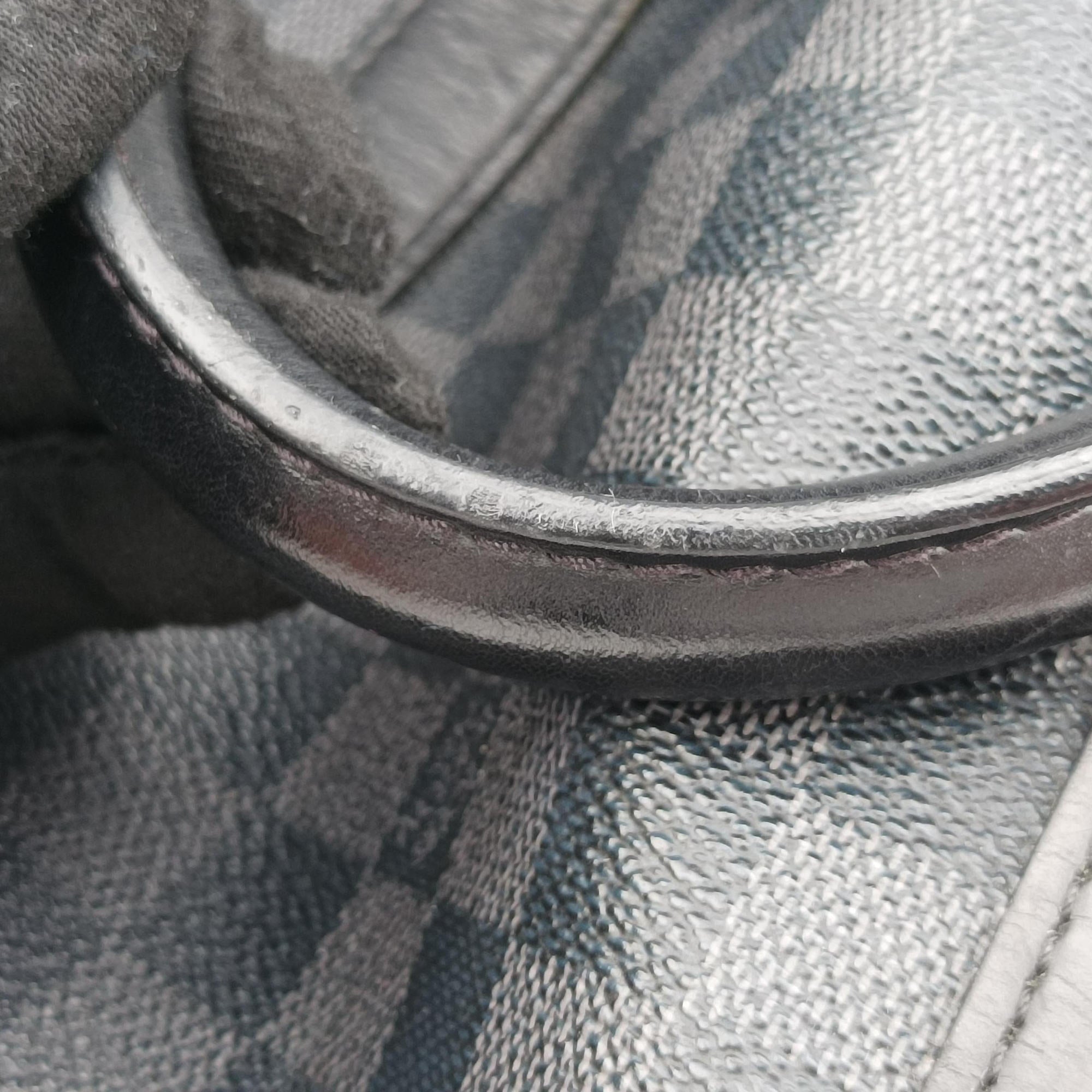 Keepall Bandouliere 55 Noir Damier Graphite N41413 MB2079キーポルバンドリエール55 ノワール ダミエグラフィット N41413 MB2079