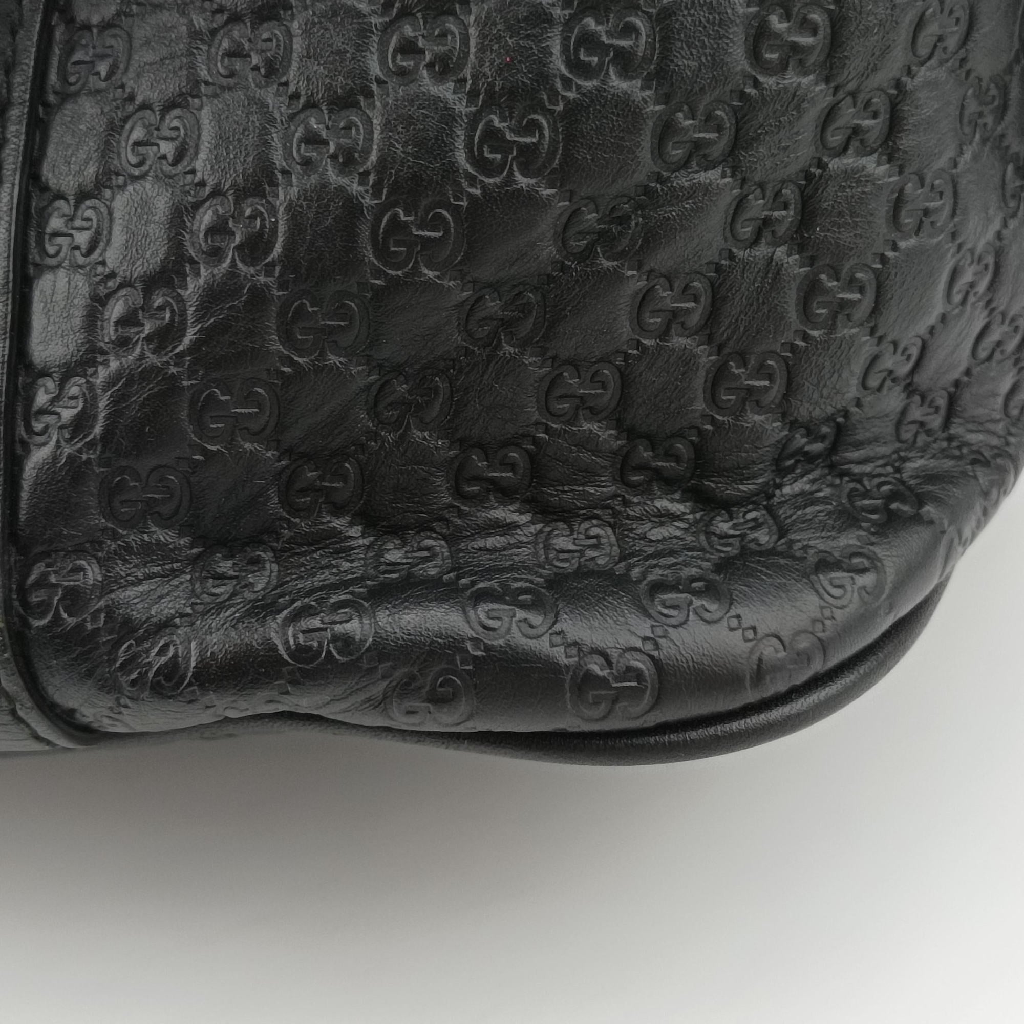 Microguccissima Black Leather 449663 A027587868マイクログッチシマ ブラック レザー 449663 A027587868