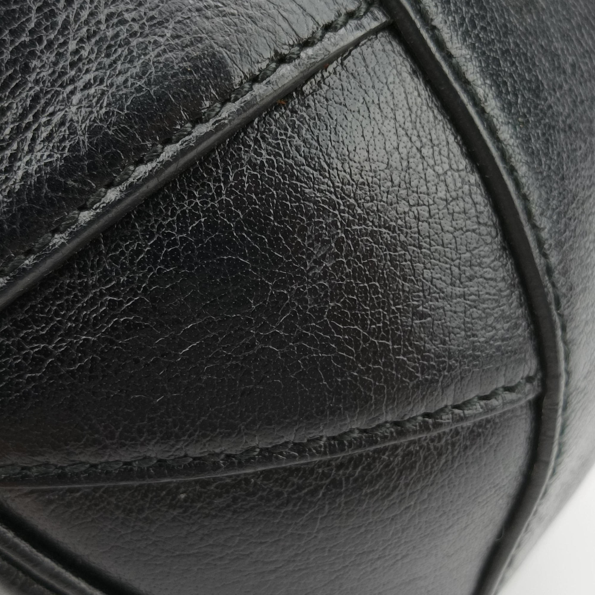 Basketball Shape Black Leather 547855 E027025791バスケットボールシェイプ ブラック レザー 547855 E027025791