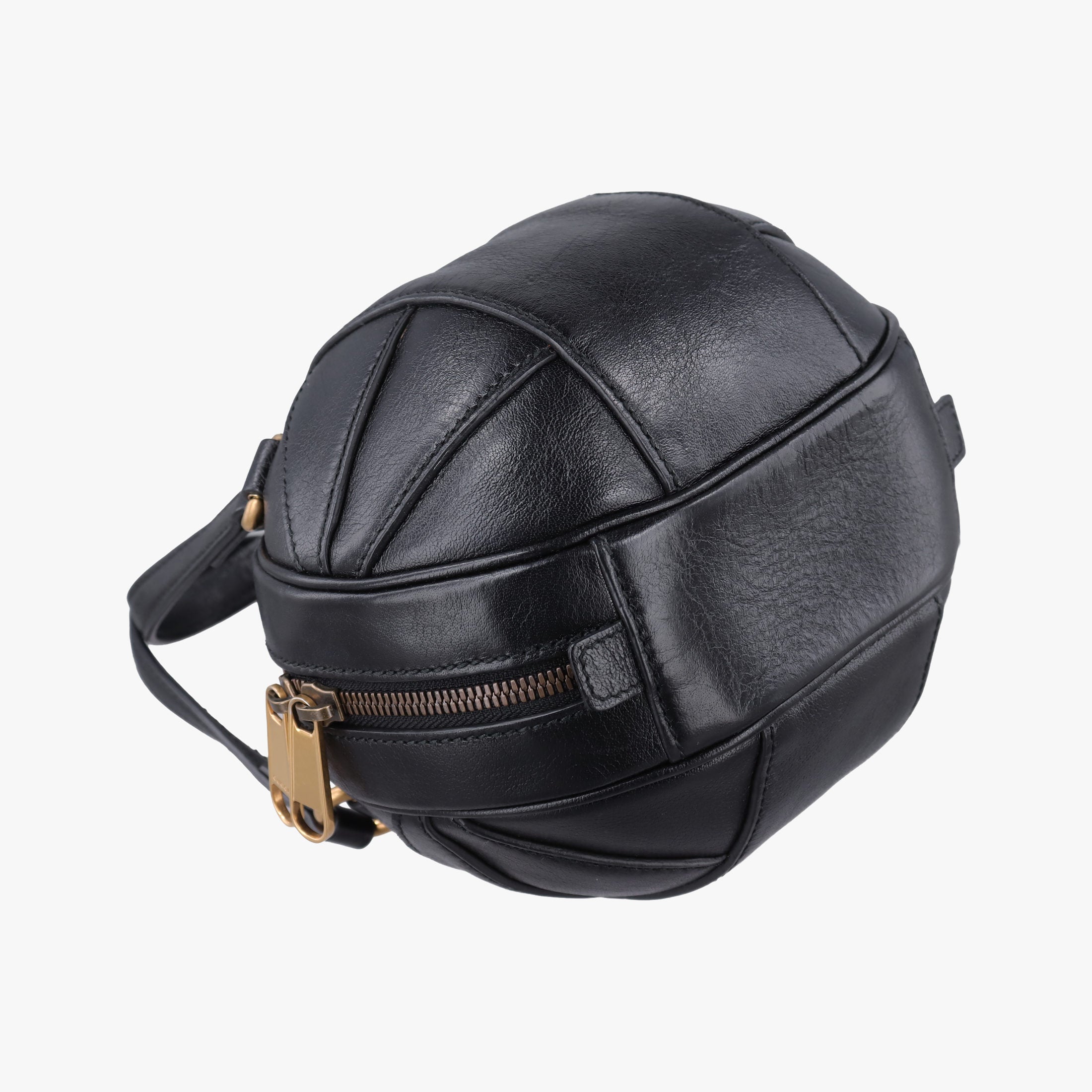 Basketball Shape Black Leather 547855 E027025791バスケットボールシェイプ ブラック レザー 547855 E027025791