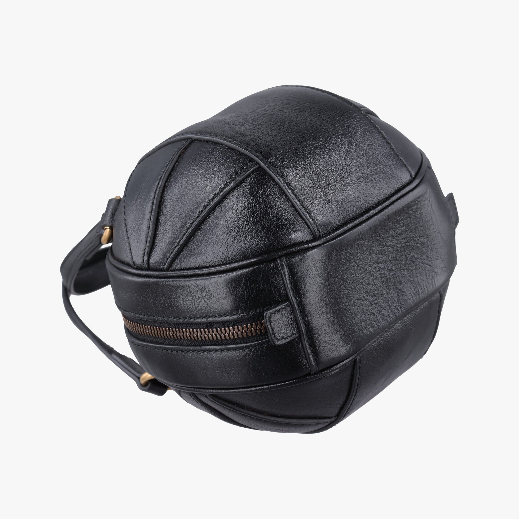 Basketball Shape Black Leather 547855 E027025791バスケットボールシェイプ ブラック レザー 547855 E027025791