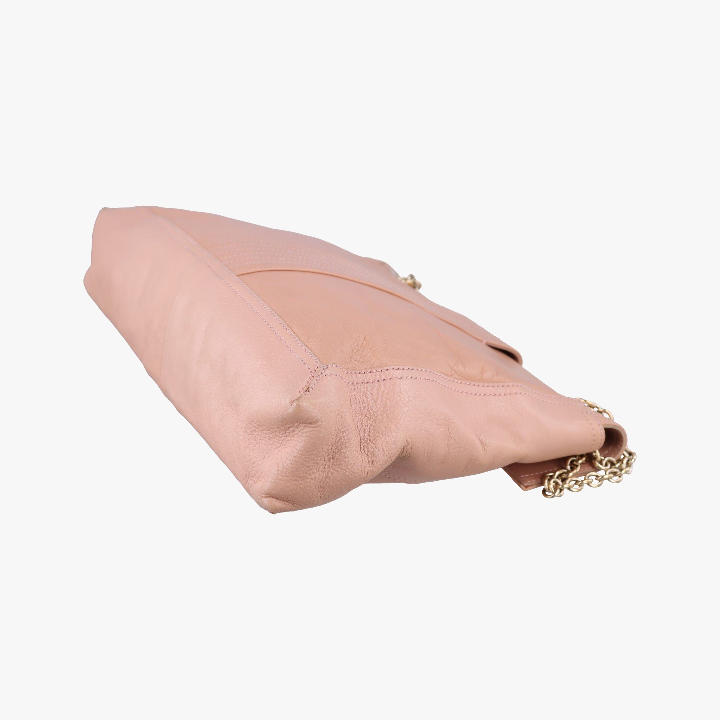 Maxi Baguette Flap Pink Leather 8BT143 8BT143-ZM1 109-2579マキシ バゲット フラップ ピンク レザー 8BT143 8BT143-ZM1 109-2579