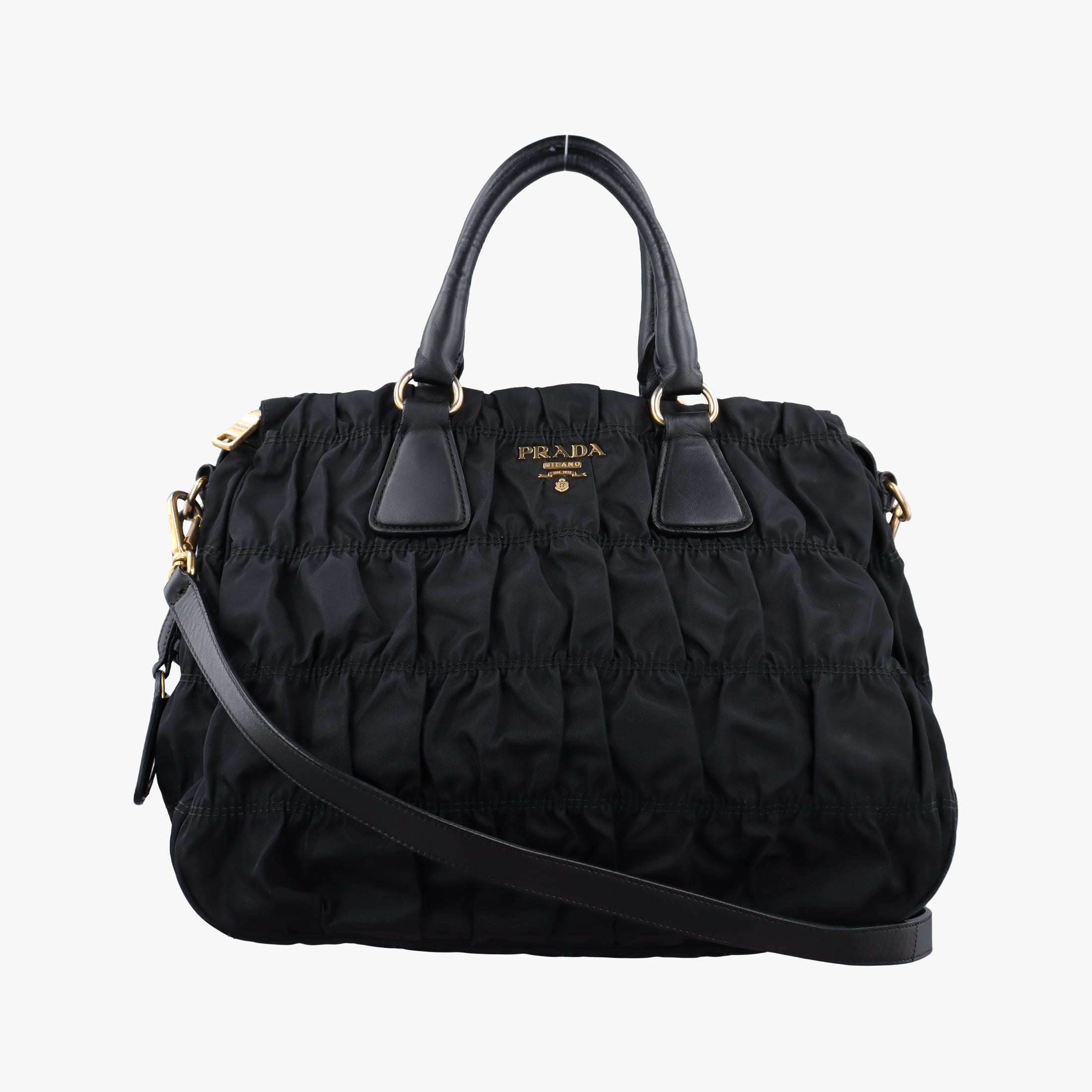 Gaufre Black Nylon 8 165ギャザー ブラック ナイロン 8 165