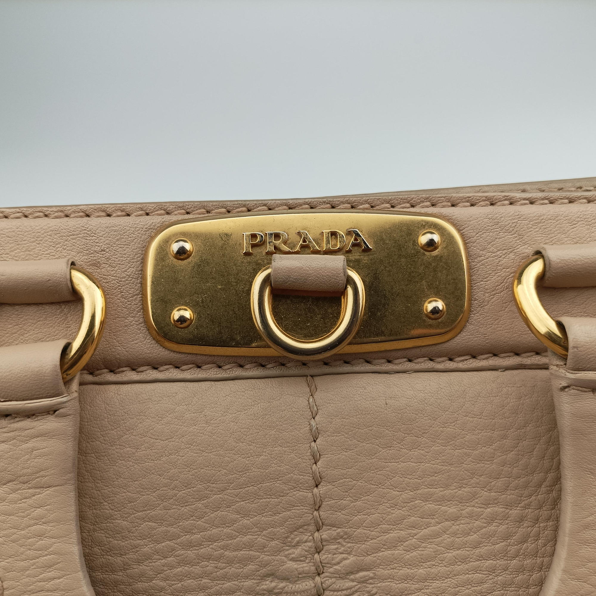 Cervo Frame Satchel Beige Leather 113セルボ フレーム サッチェル ベージュ レザー 113