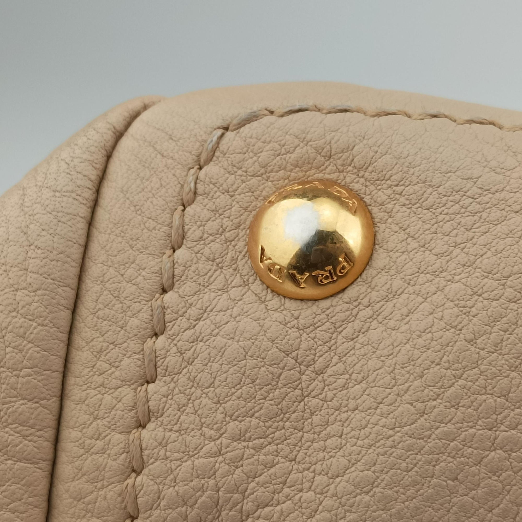 Cervo Frame Satchel Beige Leather 113セルボ フレーム サッチェル ベージュ レザー 113