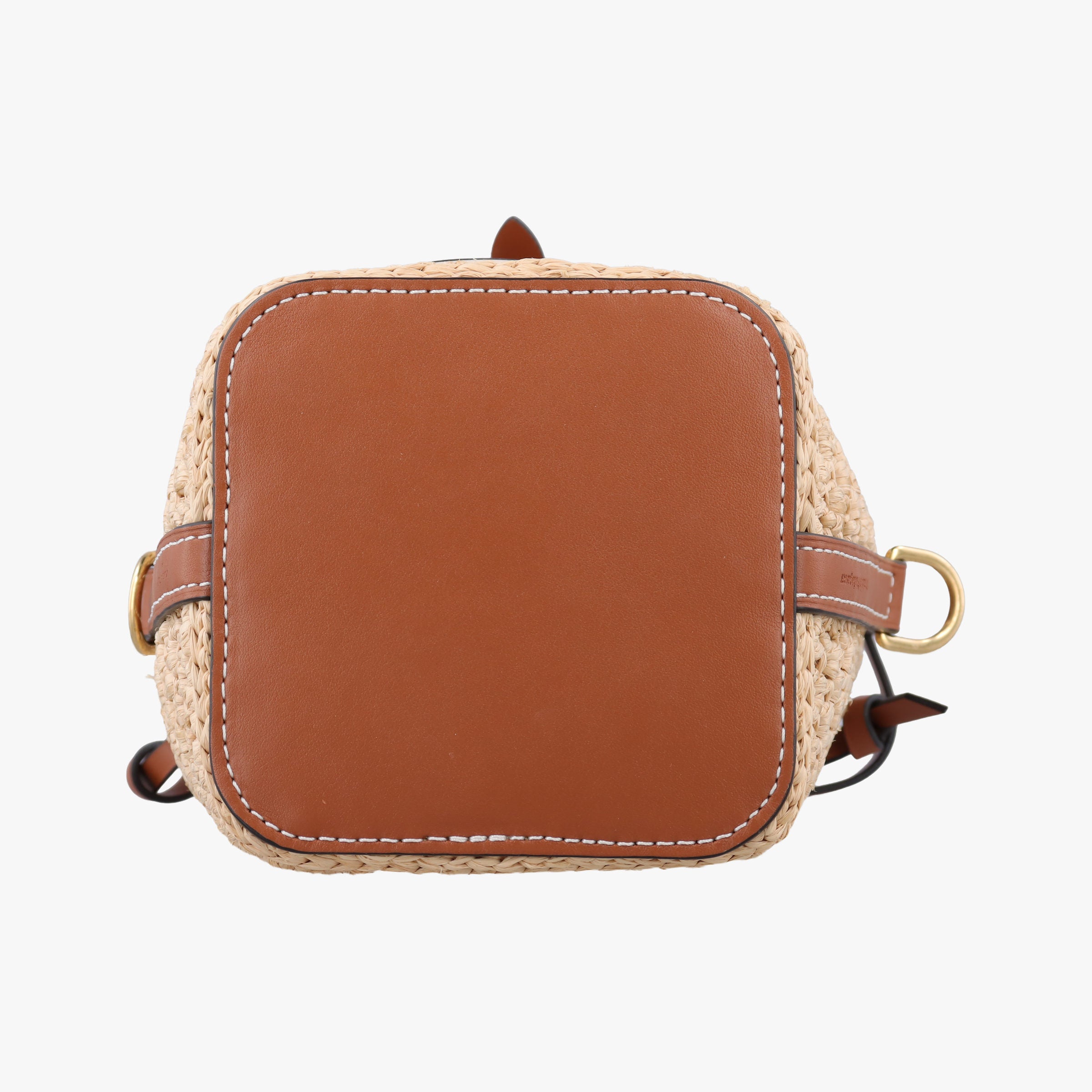 Noé Purse Beige x Brown natural raffia M83521 IC Chipノエ パース ベージュ×ブラウン ナチュラルラフィア M83521 ICチップ