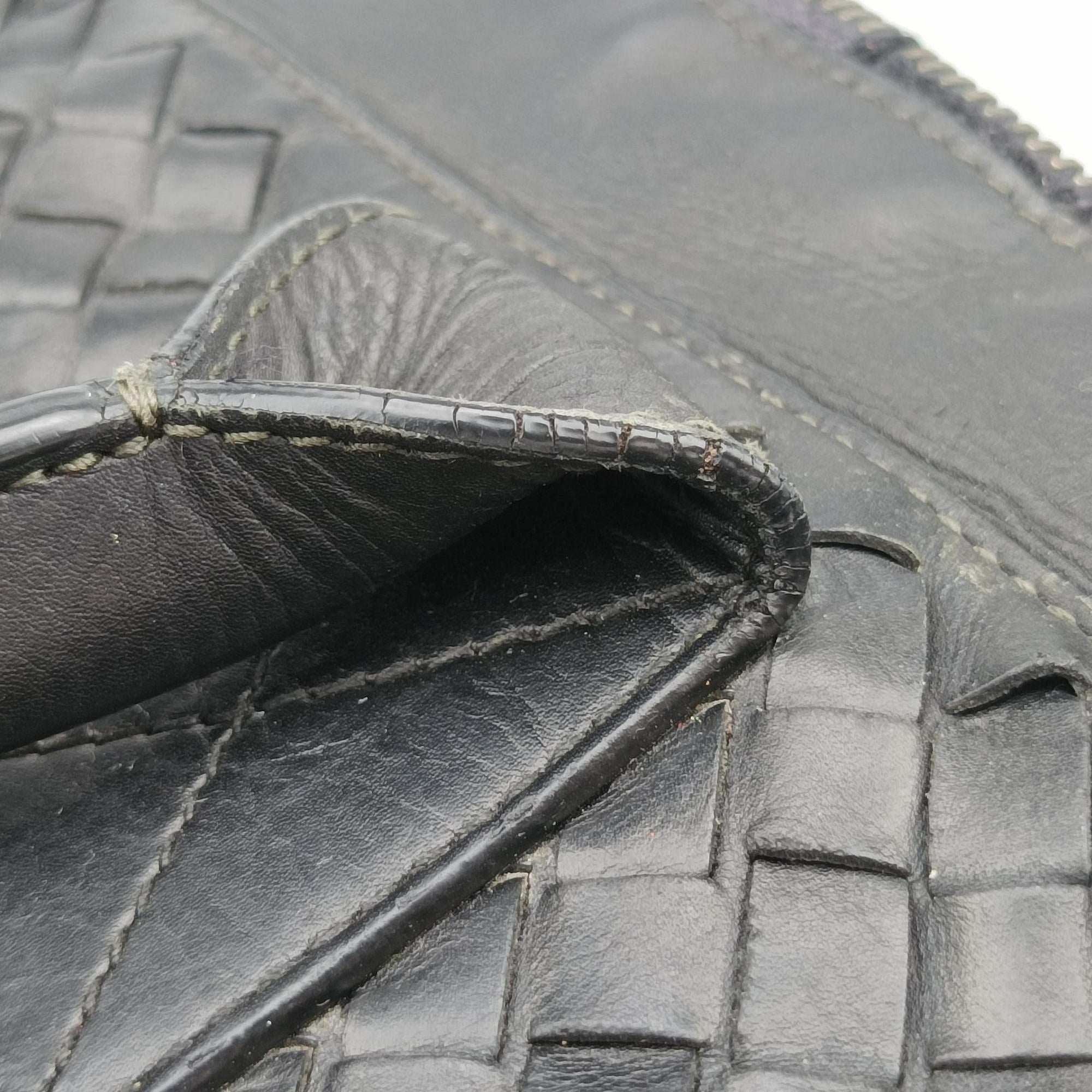 Intrecciato Black lambskin B05420160Dイントレチャート ブラック ラムスキン B05420160D