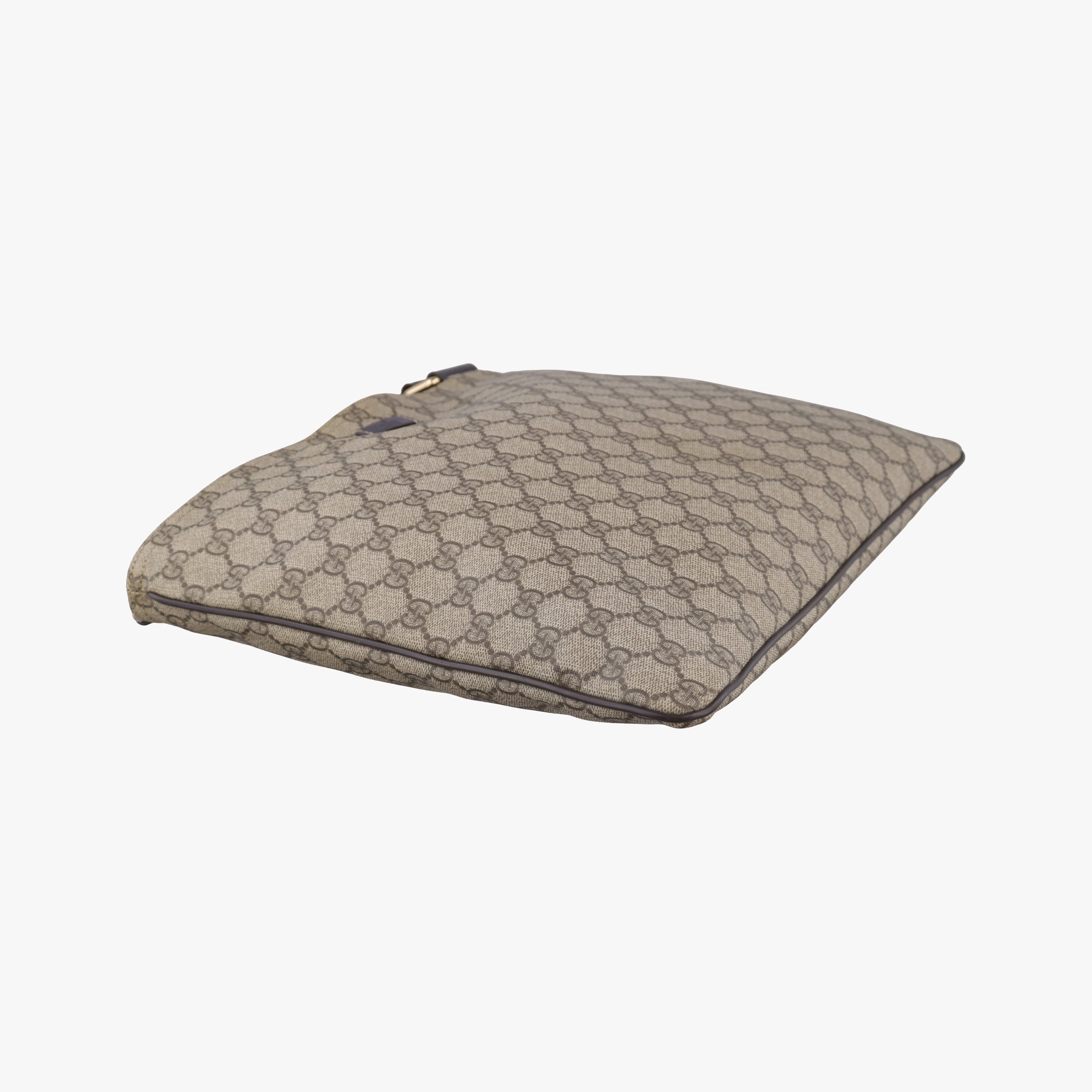 GG Plus GG Supreme Beige×Brown PVC coated canvas 201446 D6121252GGプラス GGスプリーム ベージュ×ブラウン PVCコーティングキャンバス 201446 D6121252