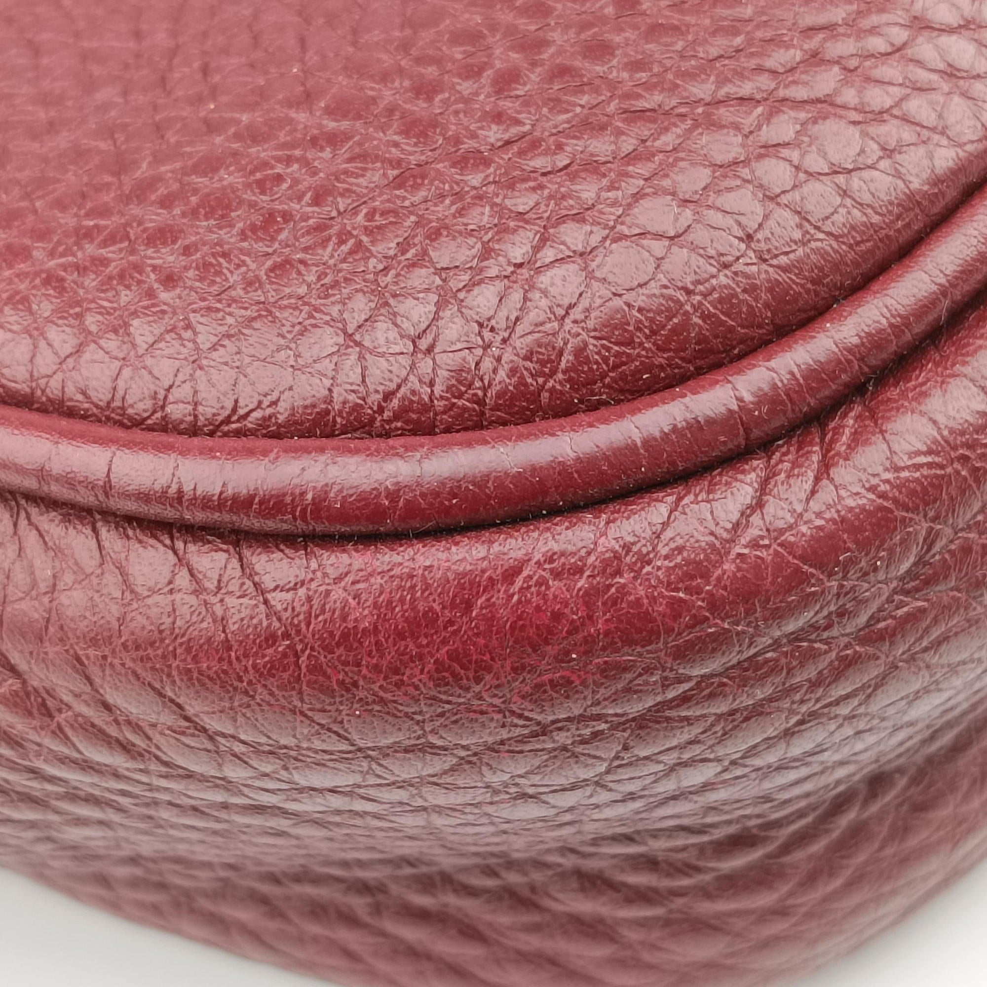 Interlocking G Soho business Burgundy Leather 322057 H014741877インターロッキングG ソーホー ビジネス ワインレッド レザー 322057 H014741877