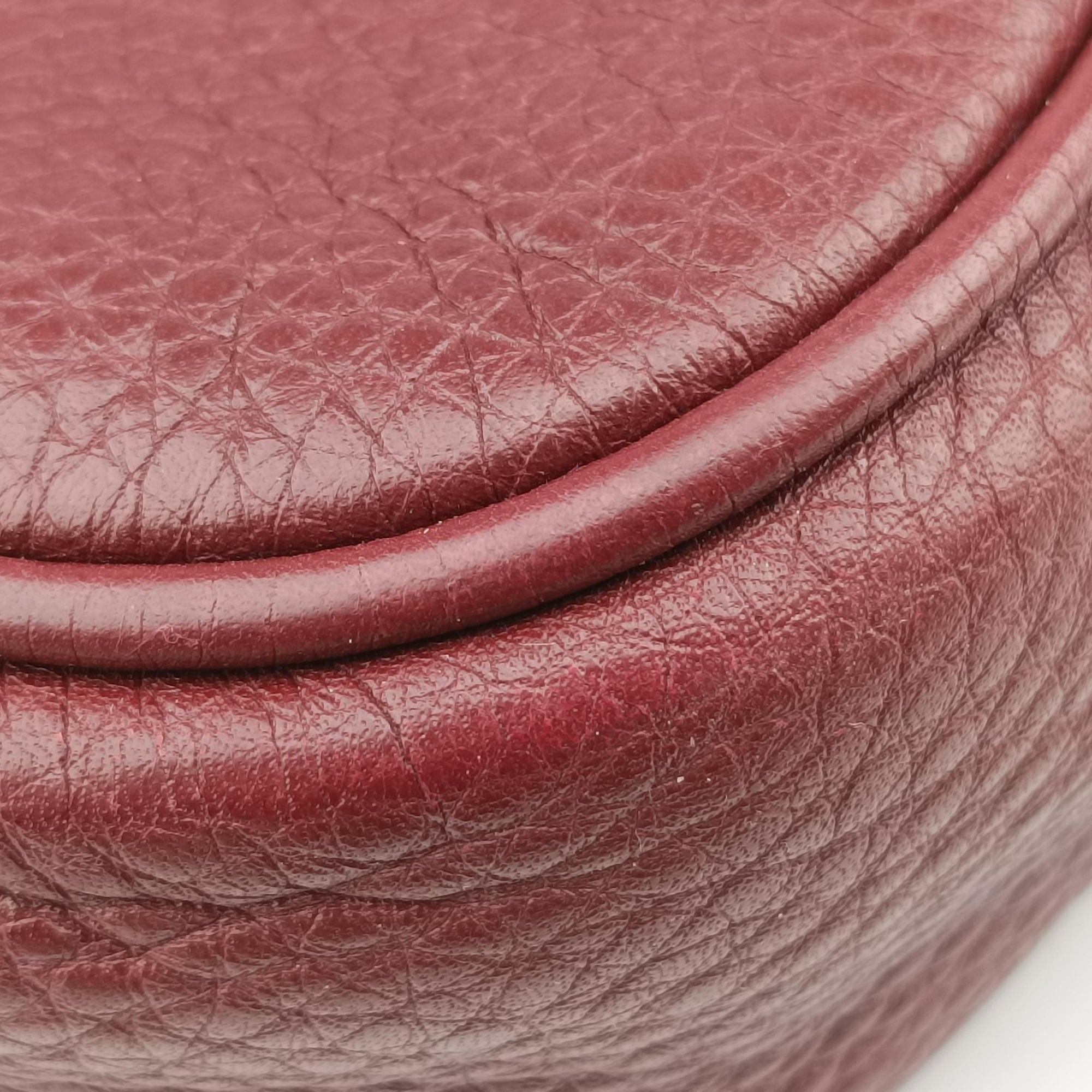 Interlocking G Soho business Burgundy Leather 322057 H014741877インターロッキングG ソーホー ビジネス ワインレッド レザー 322057 H014741877