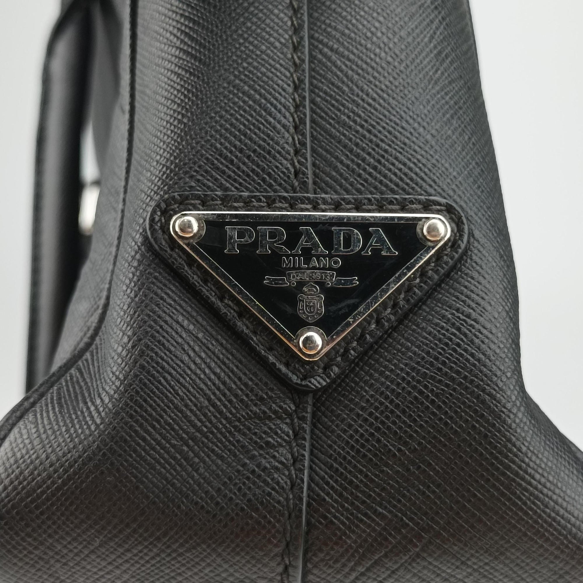 business bag briefcase Black SAFFIANO Leather 2VE363 58/F 173ビジネスバッグ ブリーフケース ブラック サフィアーノレザー 2VE363 58/F 173