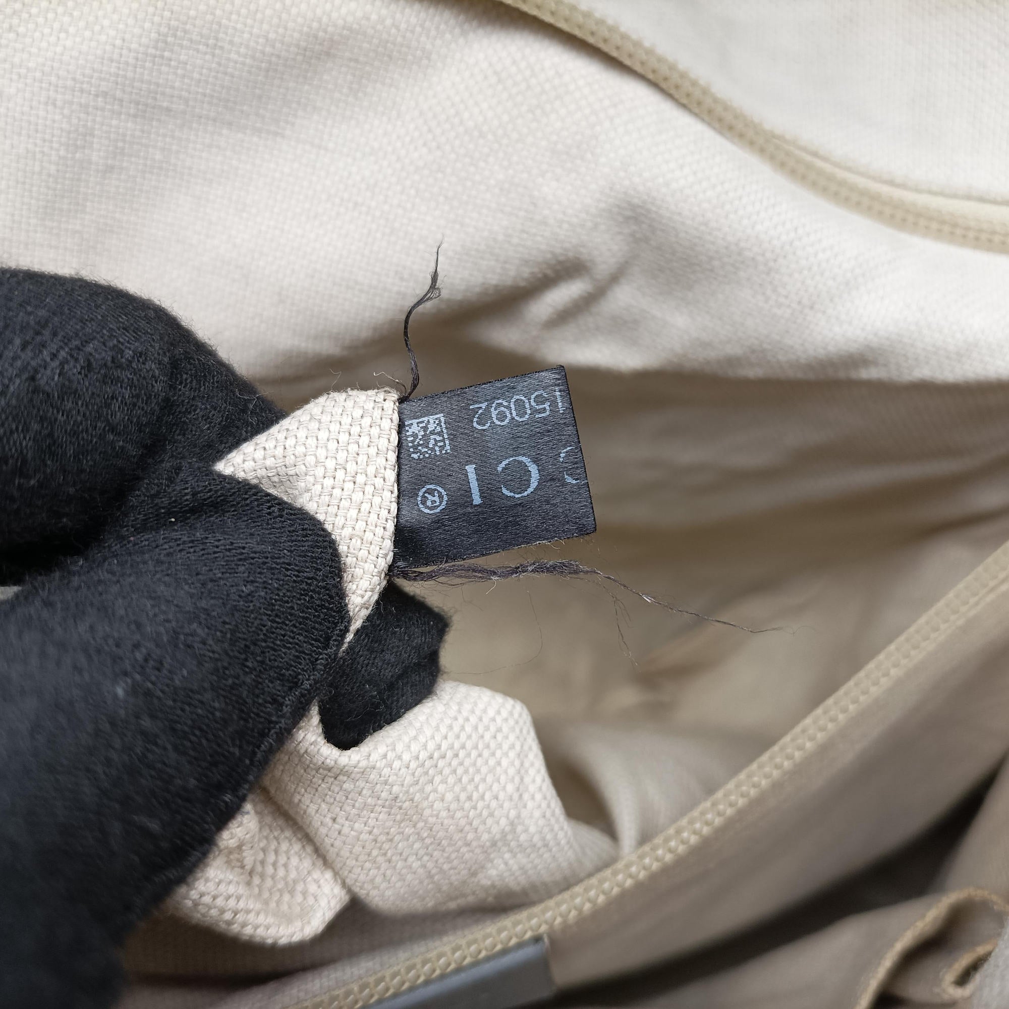 GG Supreme Messenger Beige×gray PVC coated canvas×Leather 353429 A016415092GGスプリーム メッセンジャー ベージュ×グレー PVCコーティングキャンバス×レザー 353429 A016415092