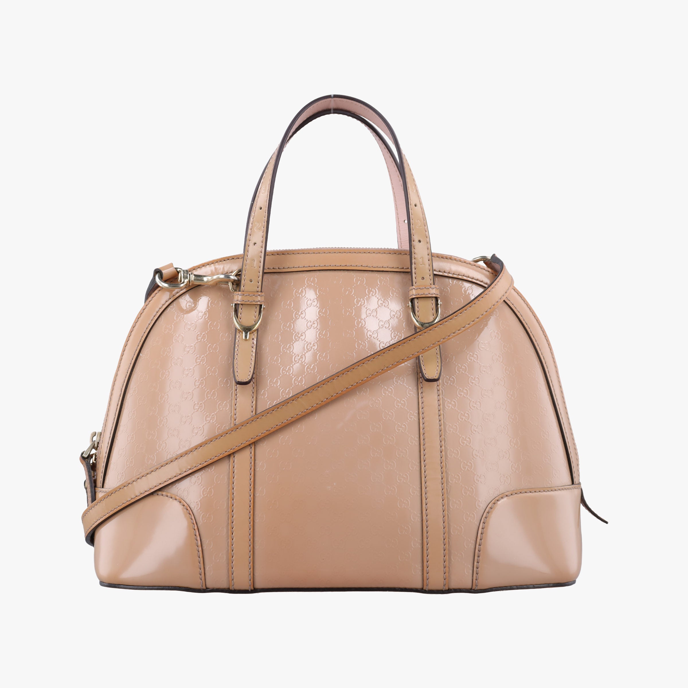 Microguccissima Beige Patent Leather 309617 B014877768マイクログッチシマ ベージュ パテント 309617 B014877768
