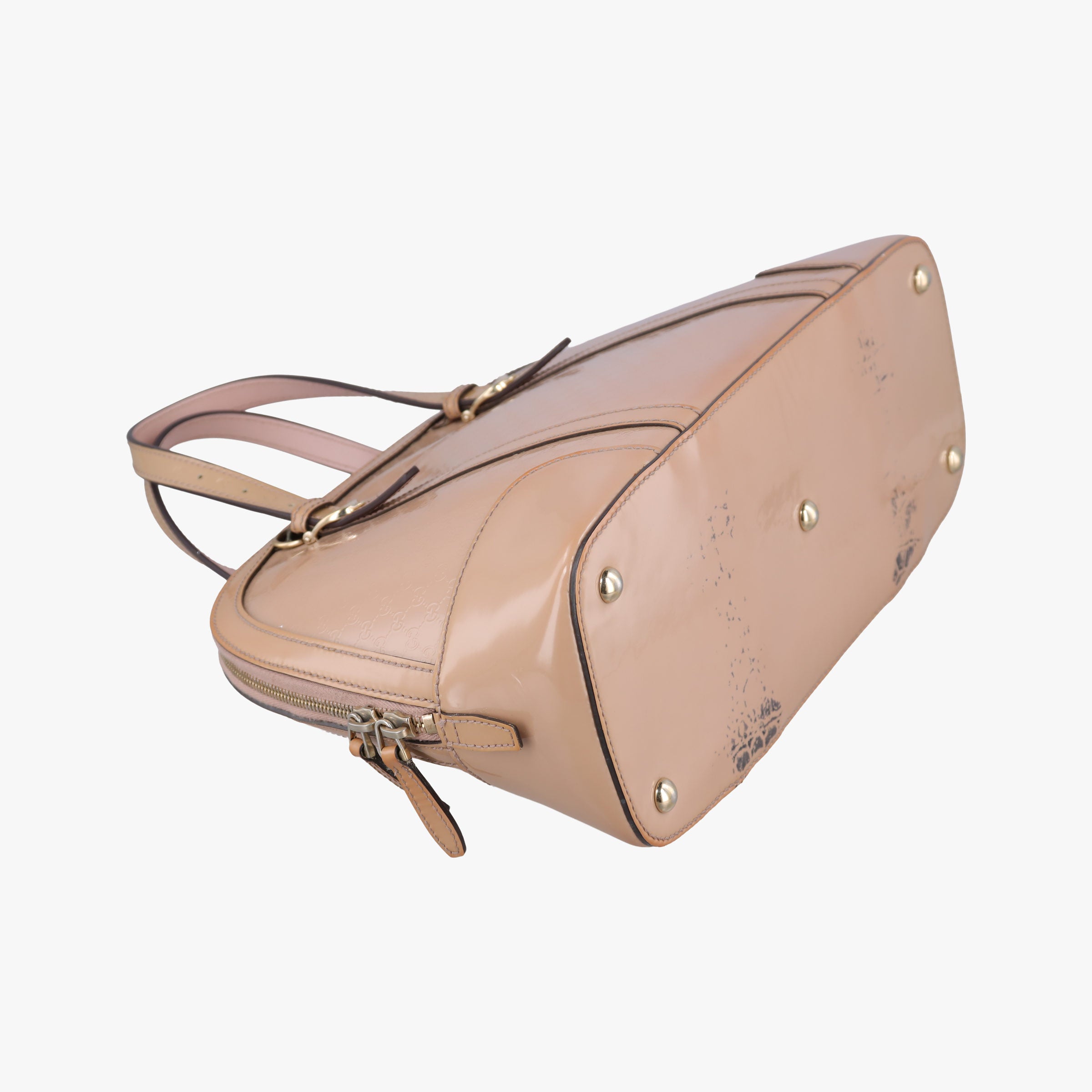 Microguccissima Beige Patent Leather 309617 B014877768マイクログッチシマ ベージュ パテント 309617 B014877768