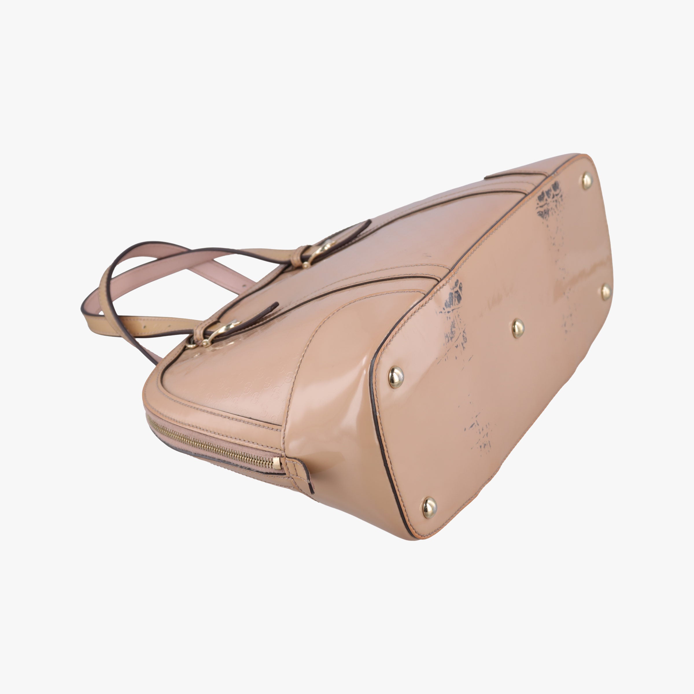 Microguccissima Beige Patent Leather 309617 B014877768マイクログッチシマ ベージュ パテント 309617 B014877768