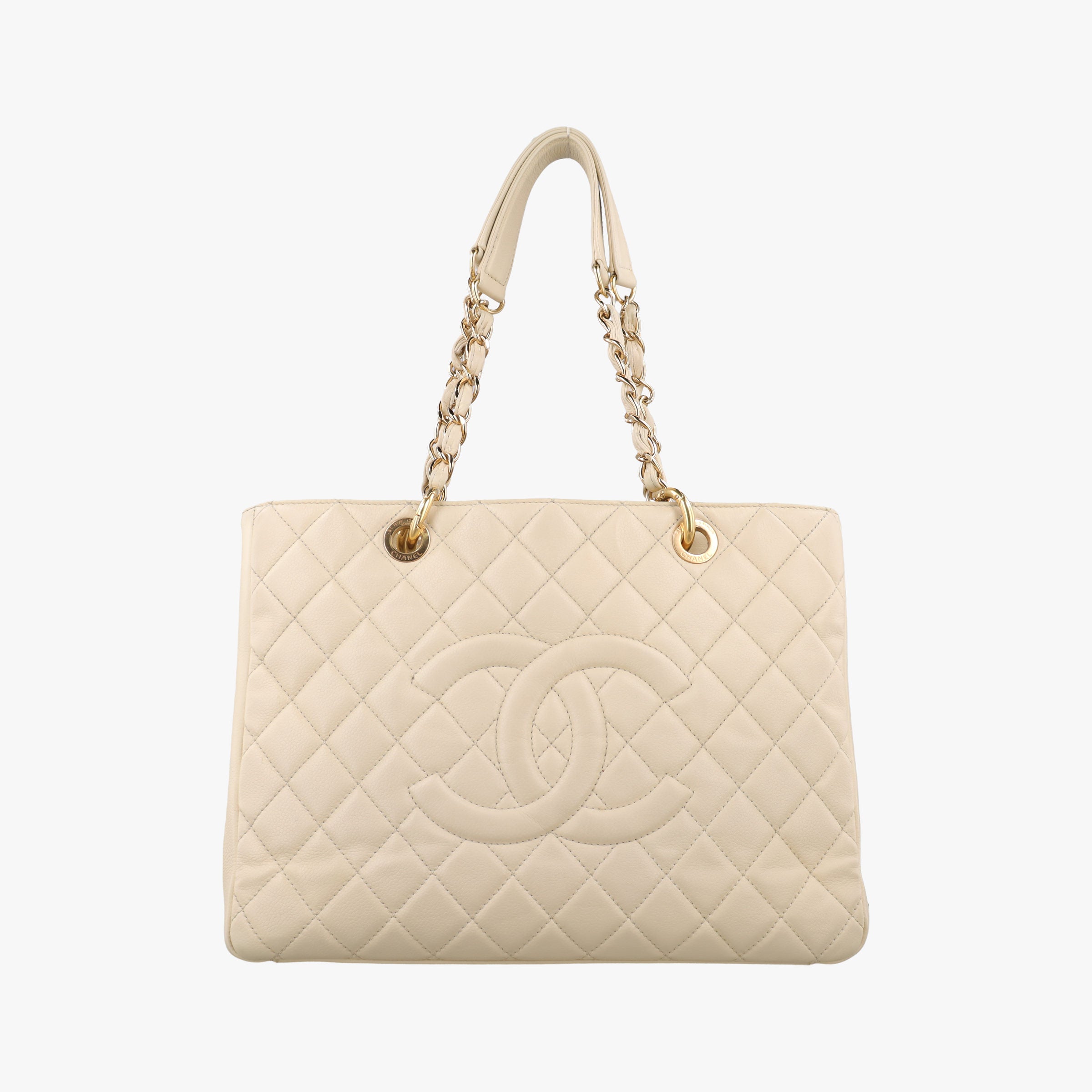 Matelasse Cocomark GST Beige caviar skin A50995 14479710マトラッセ ココマークGST ベージュ キャビアスキン A50995 14479710