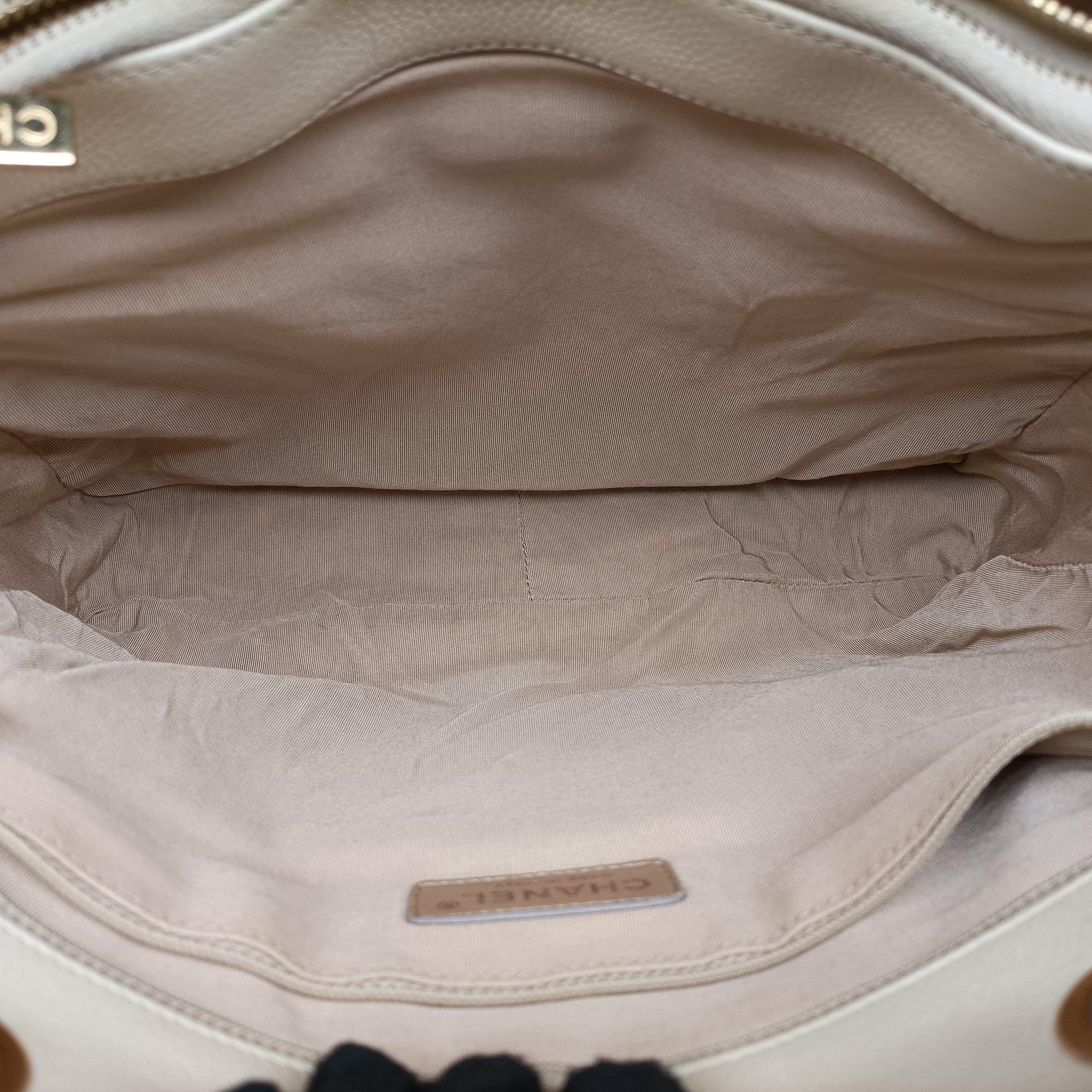 Matelasse Cocomark GST Beige caviar skin A50995 14479710マトラッセ ココマークGST ベージュ キャビアスキン A50995 14479710