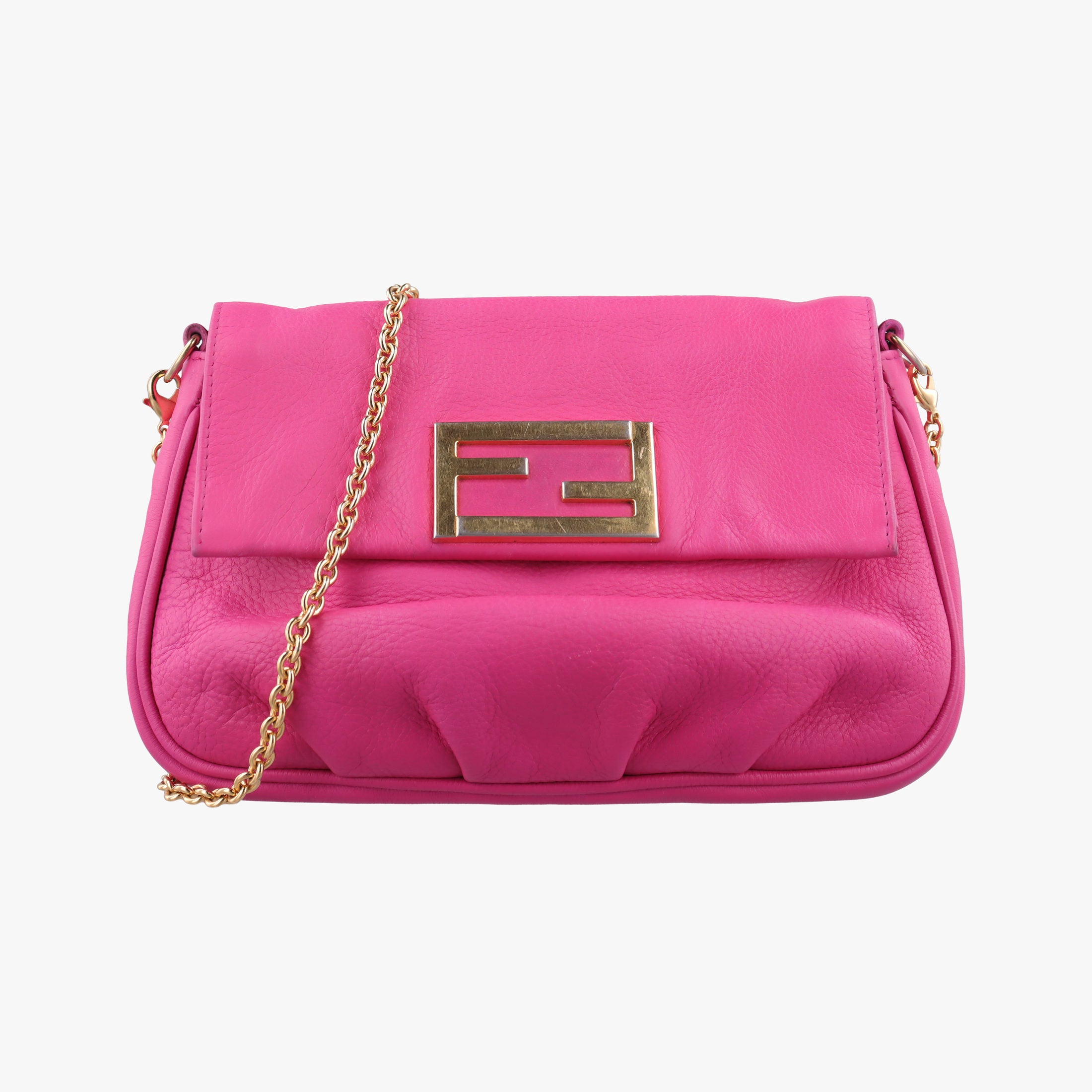 Fendista Pochette Rose Leather 8M0276 8M0276-ANG-128-2566フェンディスタ ポシェット ローズ レッド レザー 8M0276 8M0276-ANG-128-2566