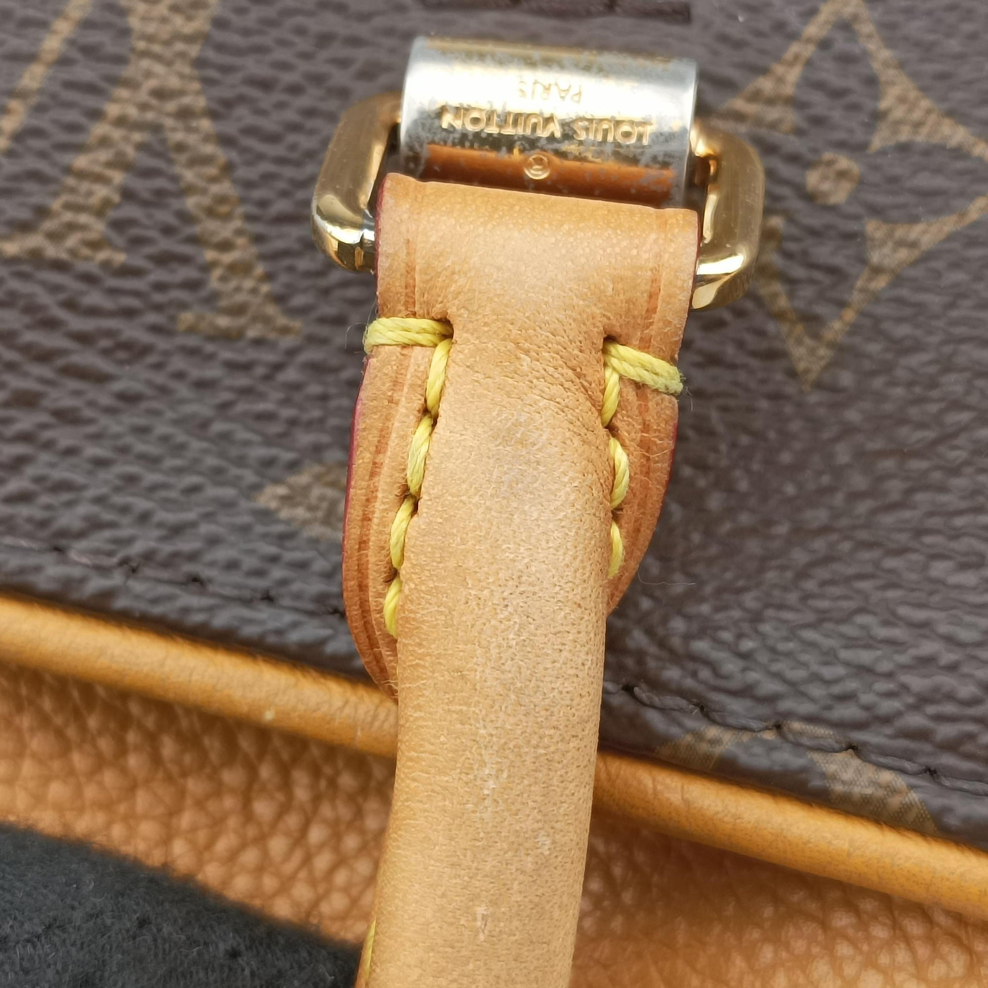 PALLAS brown×SAFRAN Monogram Canvas×calf leather M40929 SP4133パラス モノグラム/ブラウン×サフラン モノグラムキャンバス×カーフレザー M40929 SP4133