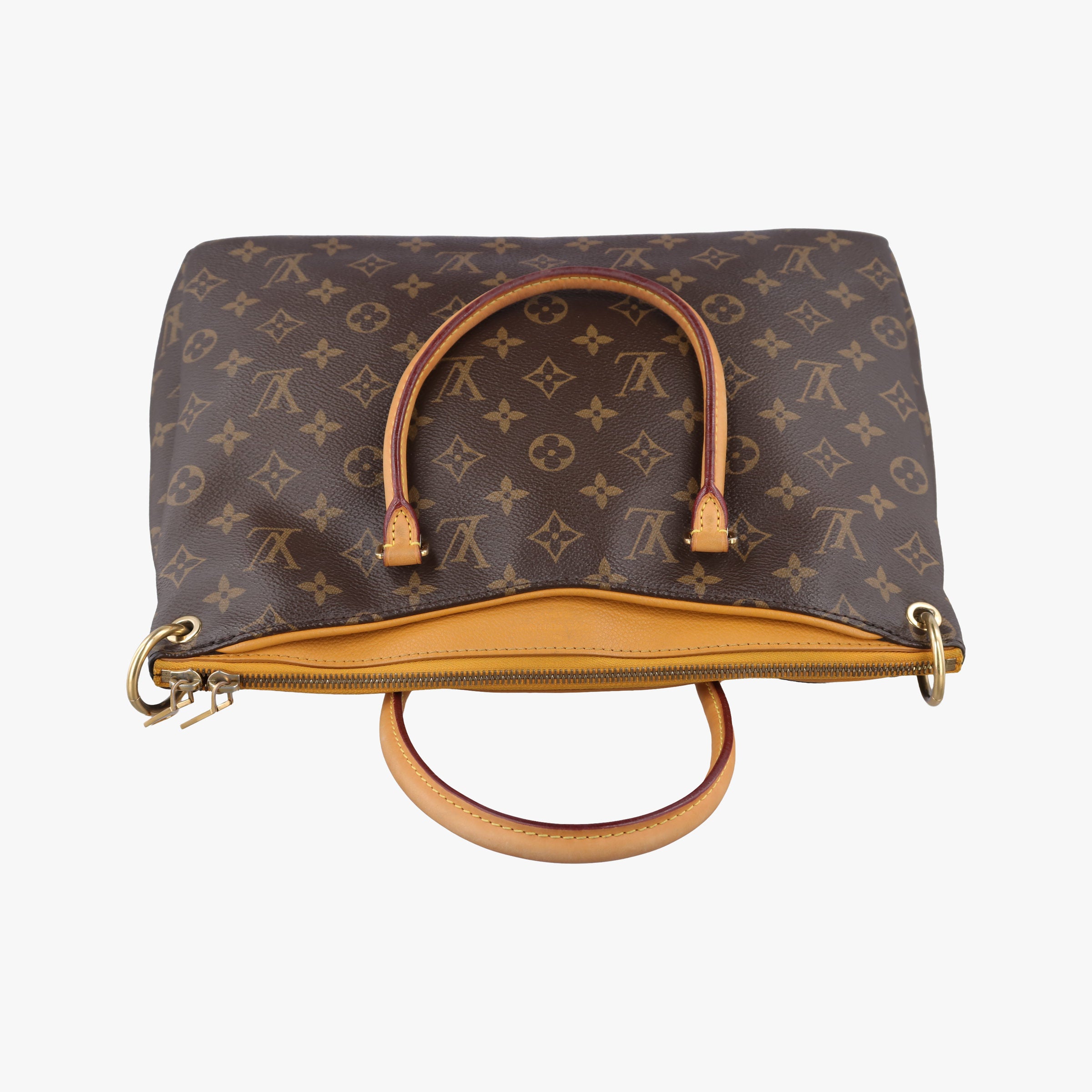PALLAS brown×SAFRAN Monogram Canvas×calf leather M40929 SP4133パラス モノグラム/ブラウン×サフラン モノグラムキャンバス×カーフレザー M40929 SP4133
