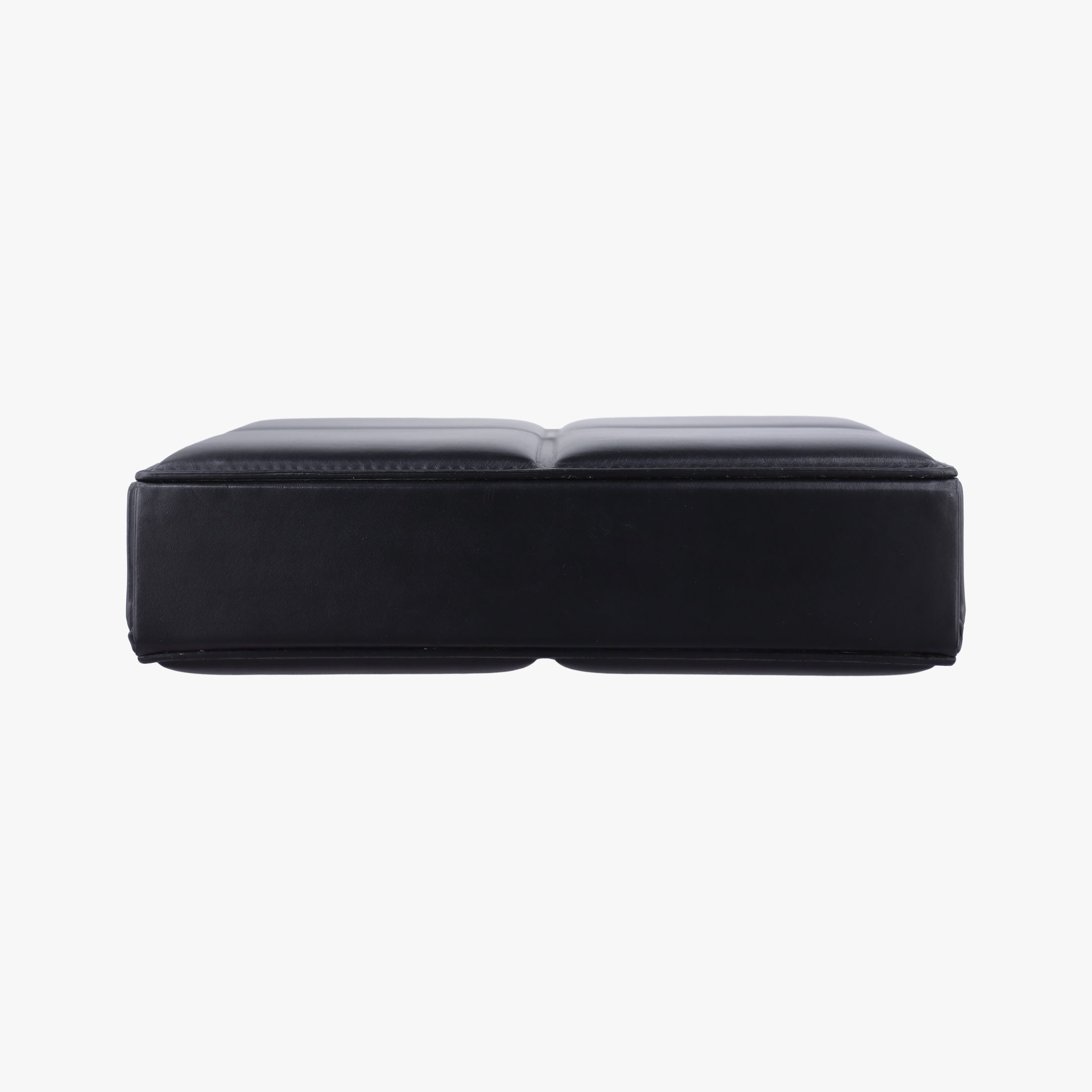 Padded Messenger Mini Trunk Black lambskin IC Chipパデッド メッセンジャー ミニトランク ブラック ラムスキン ICチップ