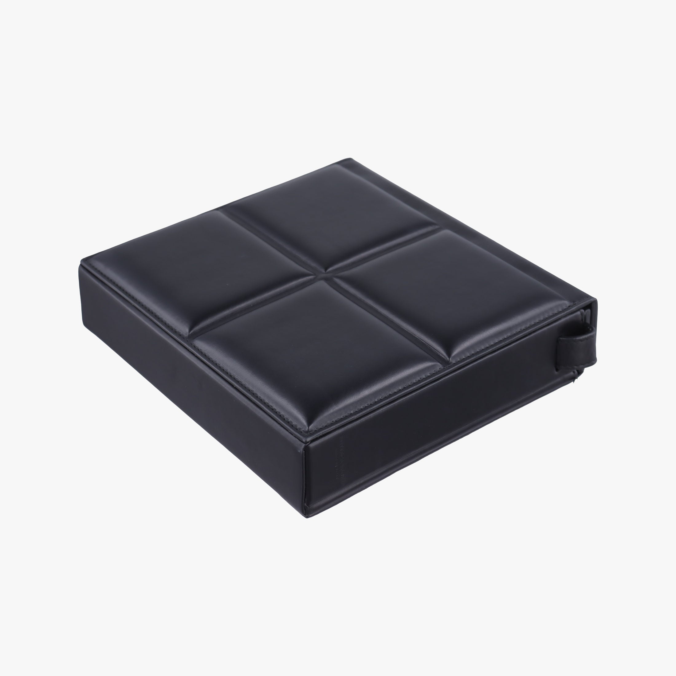 Padded Messenger Mini Trunk Black lambskin IC Chipパデッド メッセンジャー ミニトランク ブラック ラムスキン ICチップ