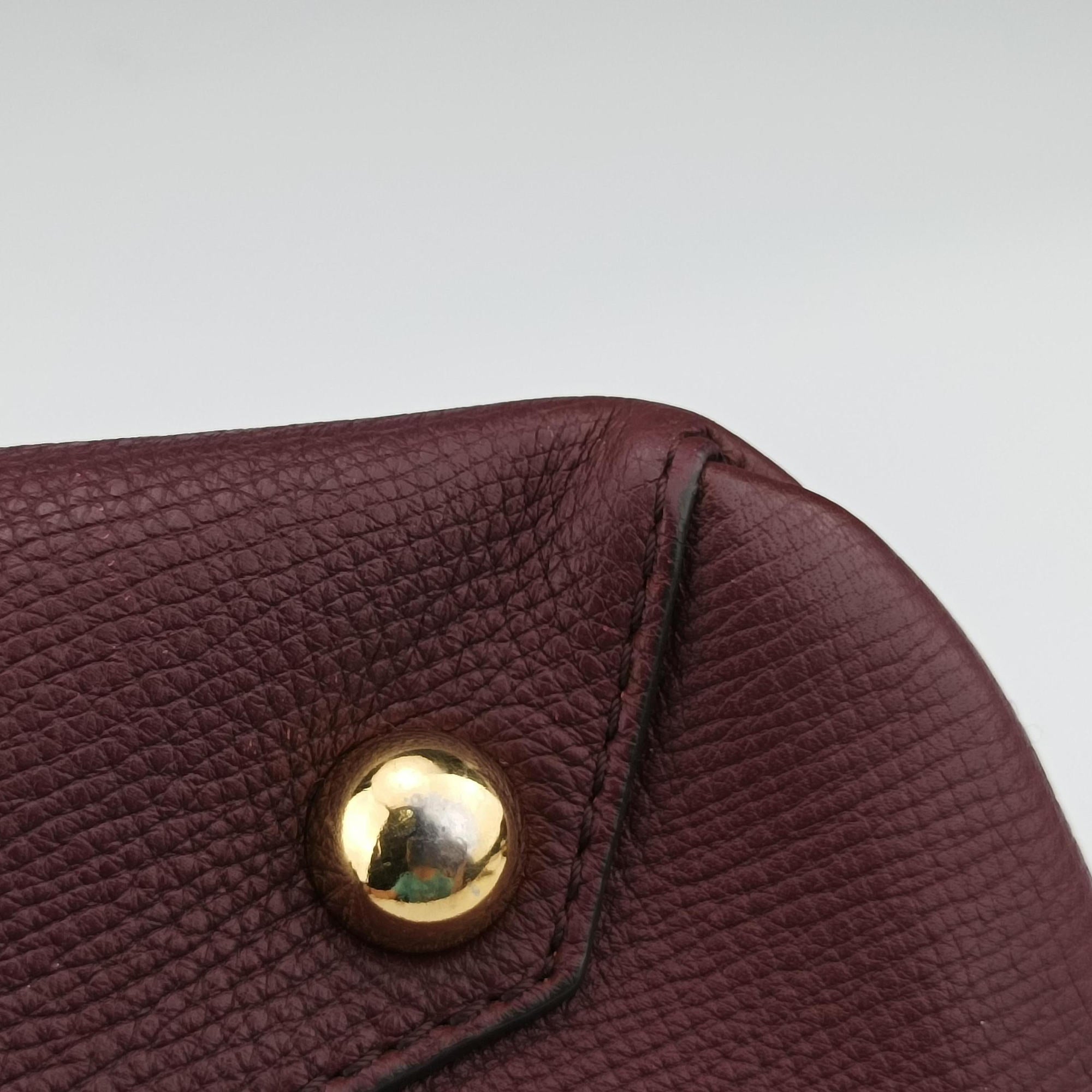 The Banner Burgundy×Multicolor Leather × canvas ITCFAND10SCA 3963037/65Fバナー ワインレッド×マルチカラー レザー×キャンバス ITCFAND10SCA 3963037/65F
