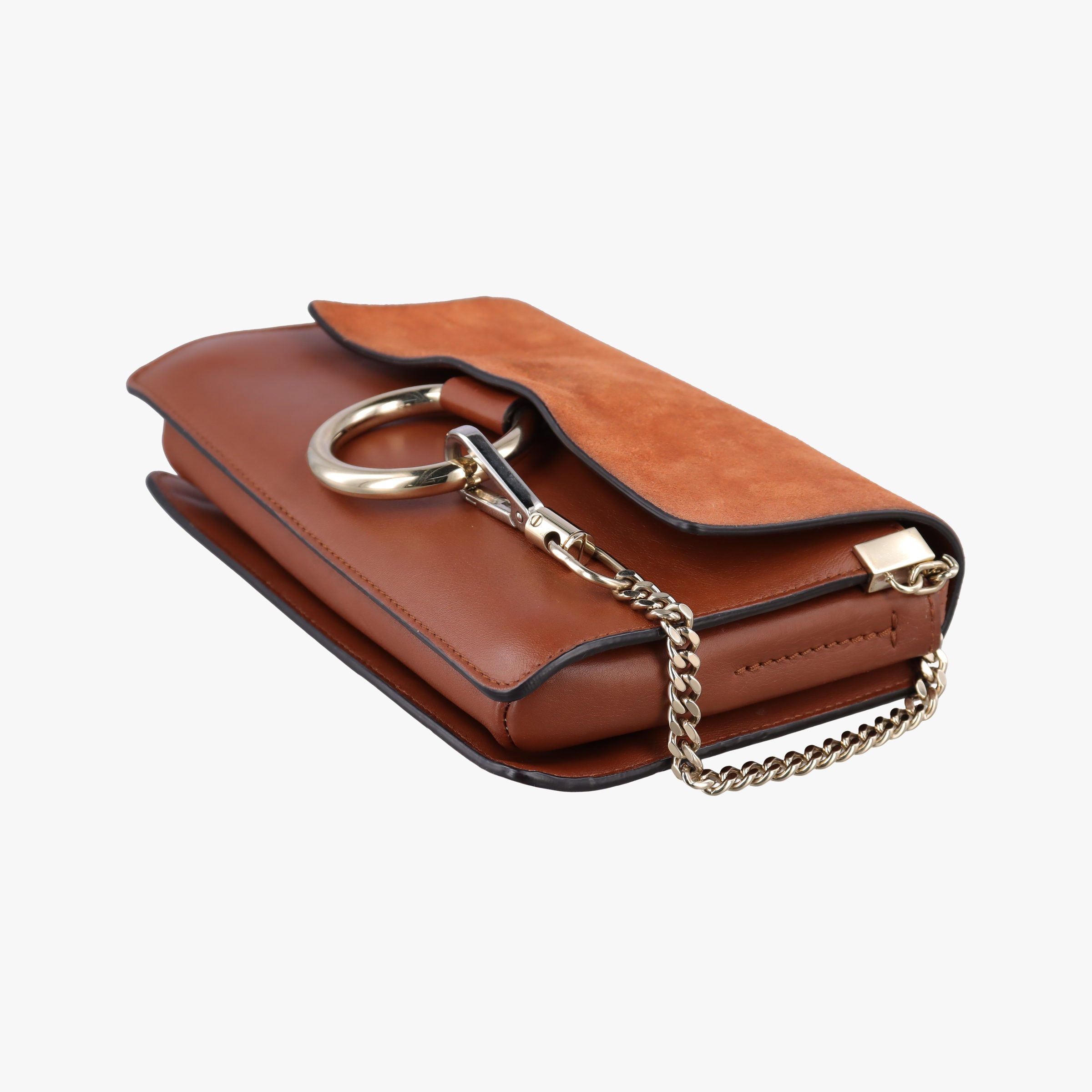 FAYE Brown Suede × leather 03-16-99-65フェイ ブラウン スエード×レザー 03-16-99-65