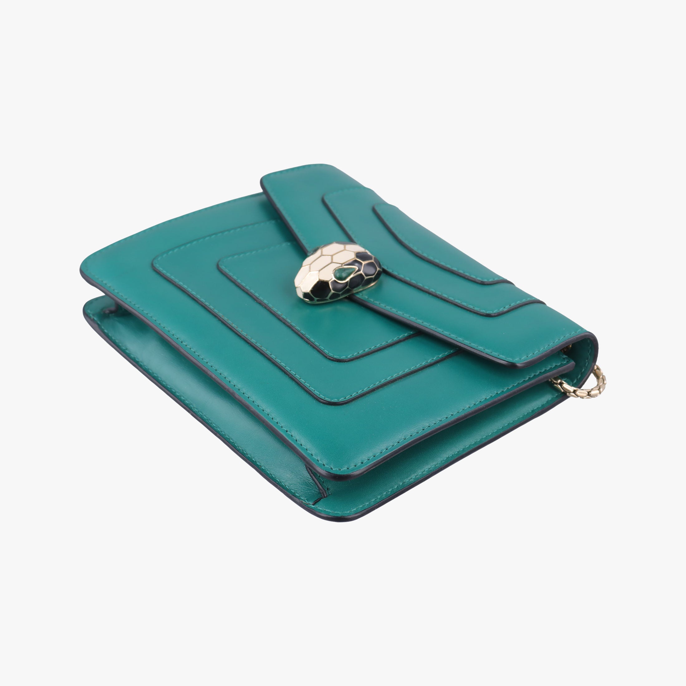 Serpenti Forever Green leather DG.A17.34560セルペンティ フォーエバー グリーン レザー DG.A17.34560