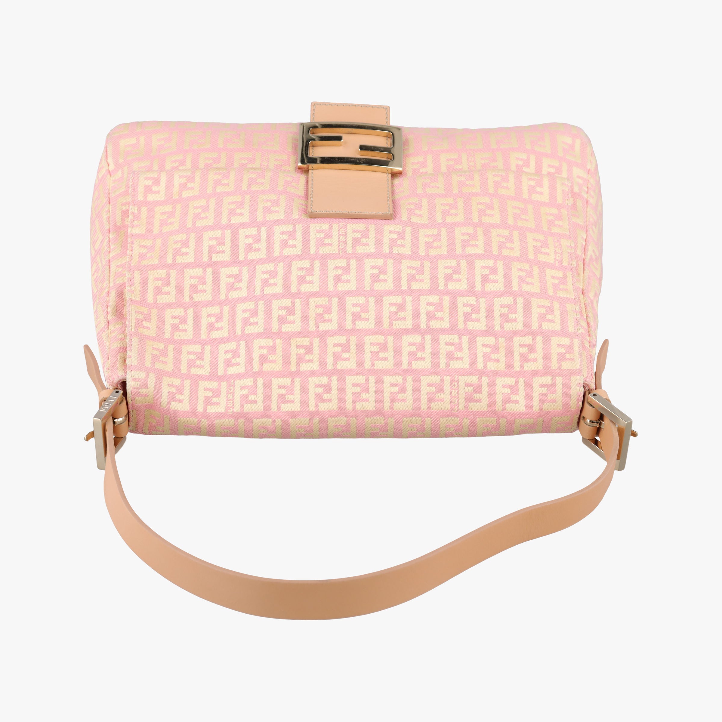 Mama Baguette Zucchino PinkxBeige Canvas 8BR001 Lot number unknownマンマバケット ズッキーノ柄 ピンクxベージュ キャンバス 8BR001 製番不明