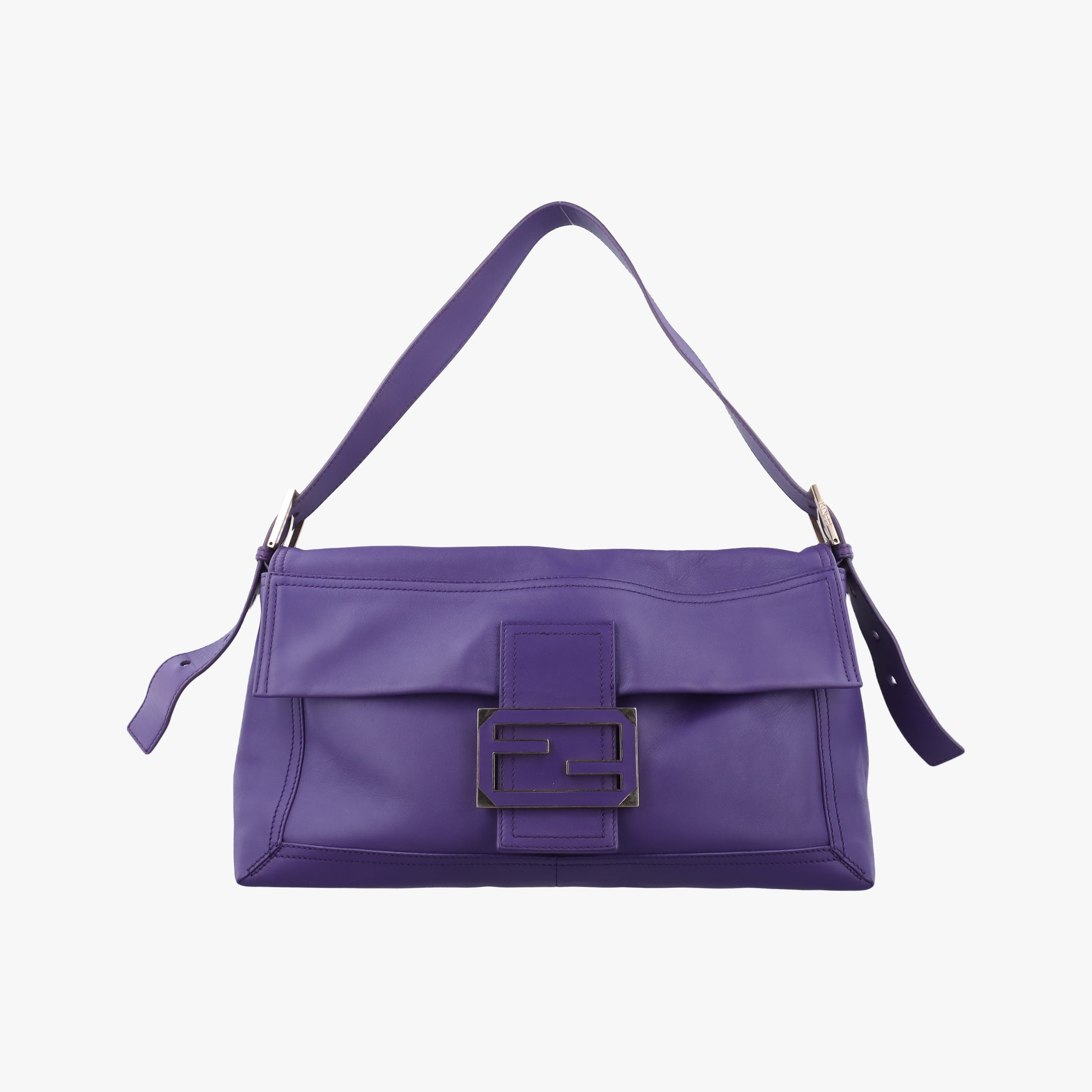BAGUETTE Purple Leather 8BT180 8BT180-FQ5 119-2566マンマバケット パープル レザー 8BT180 8BT180-FQ5 119-2566