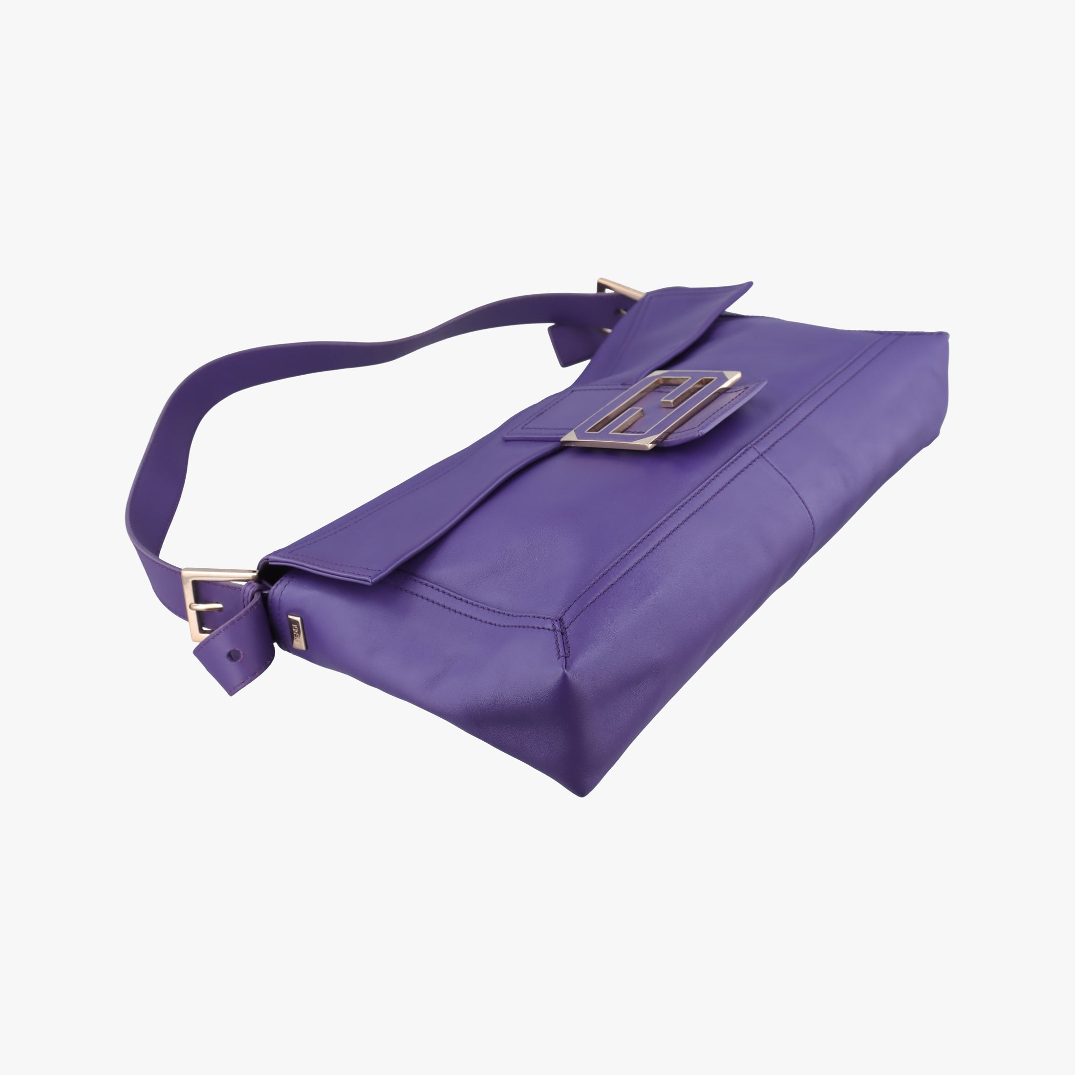 BAGUETTE Purple Leather 8BT180 8BT180-FQ5 119-2566マンマバケット パープル レザー 8BT180 8BT180-FQ5 119-2566