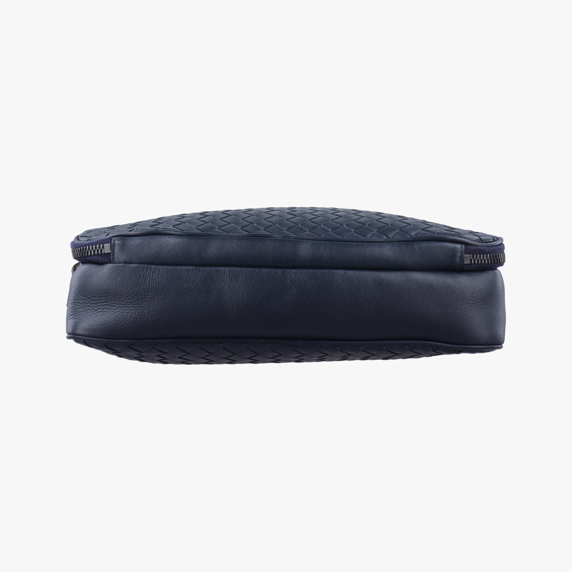 Intrecciato Navy lambskin B07532575Mイントレチャート ネイビー ラムスキン B07532575M