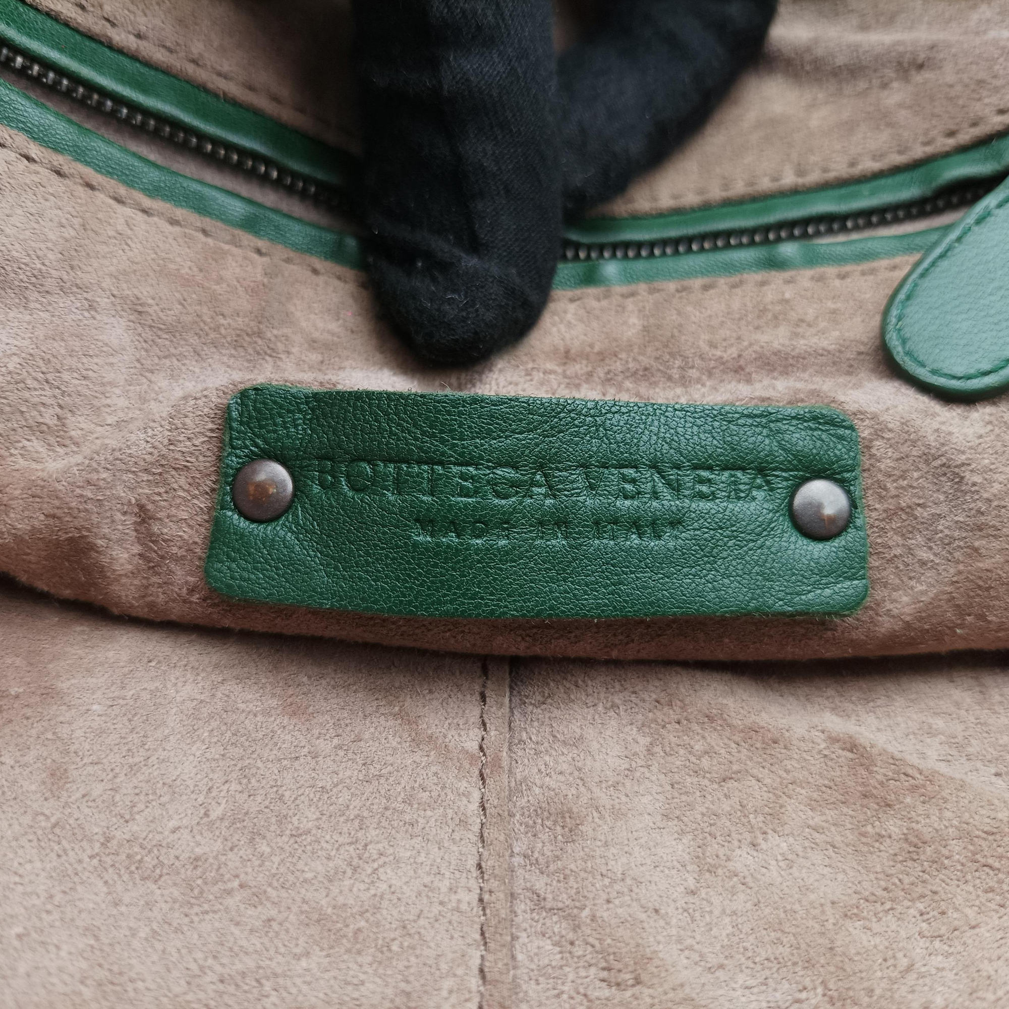 NODINI Intrecciato Green lambskin B03997787Iノディーニ イントレチャート グリーン ラムスキン B03997787I