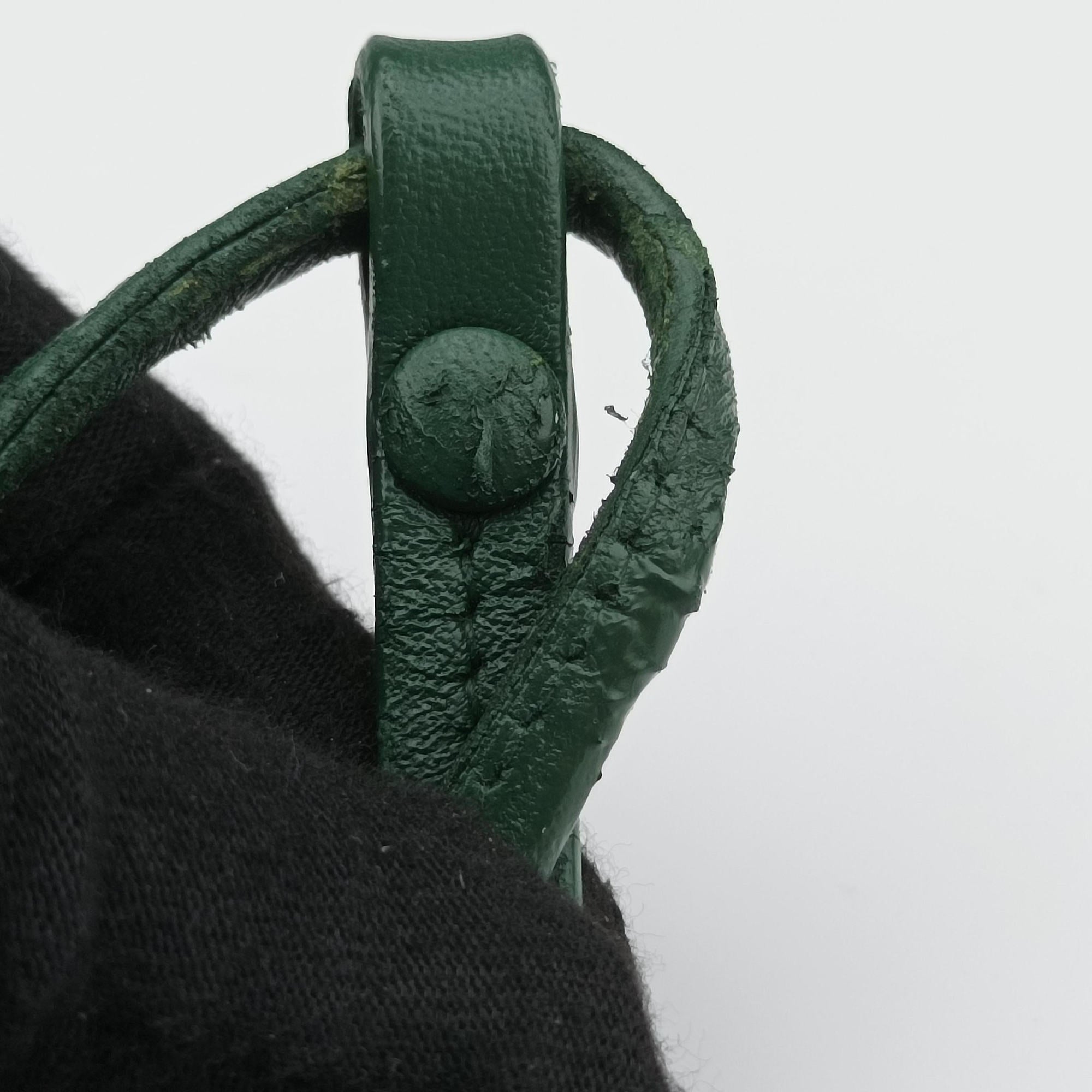 NODINI Intrecciato Green lambskin B03997787Iノディーニ イントレチャート グリーン ラムスキン B03997787I