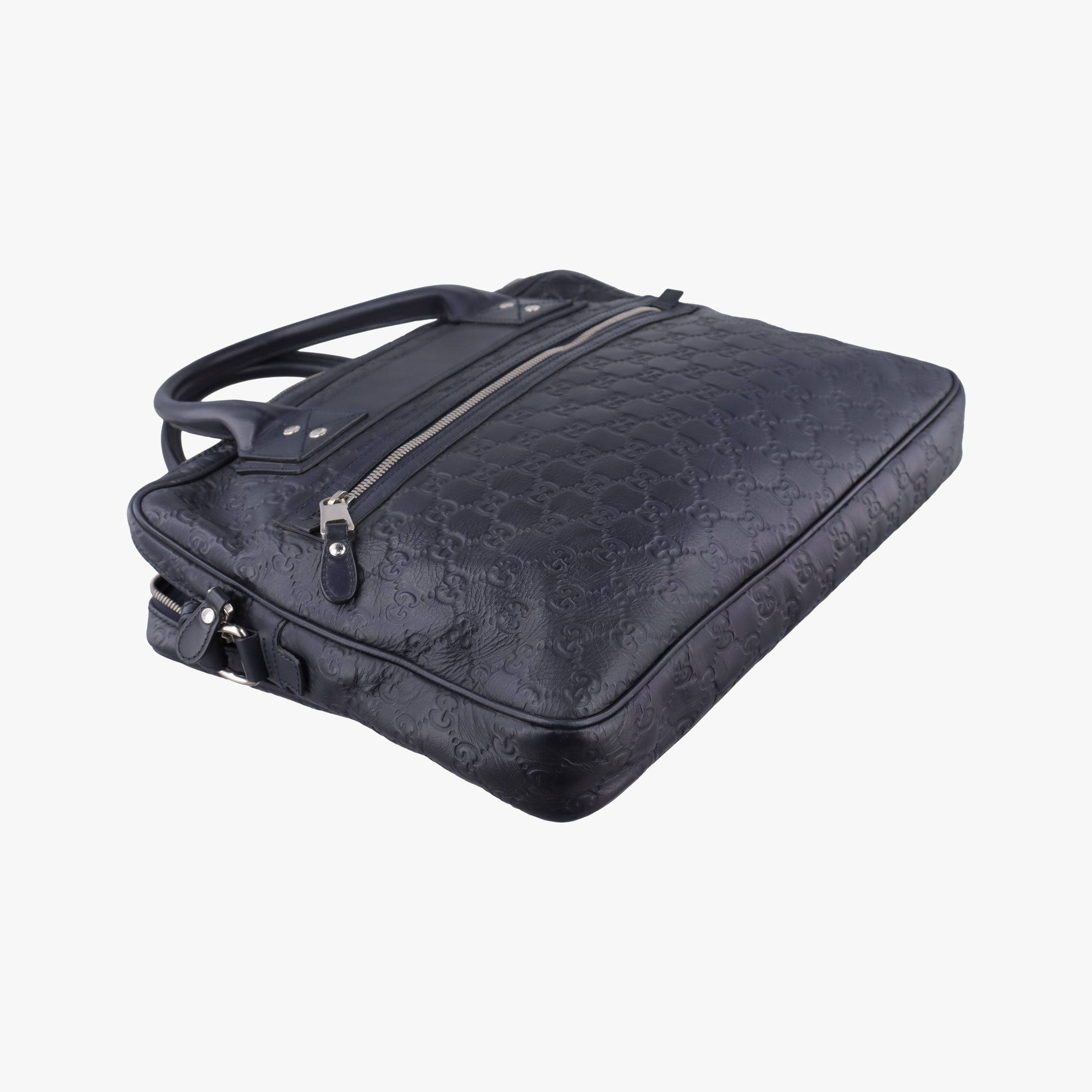Guccissima Briefcase Business Black Leather 328937 A017540085グッチシマ ブリーフケース ビジネス ブラック レザー 328937 A017540085