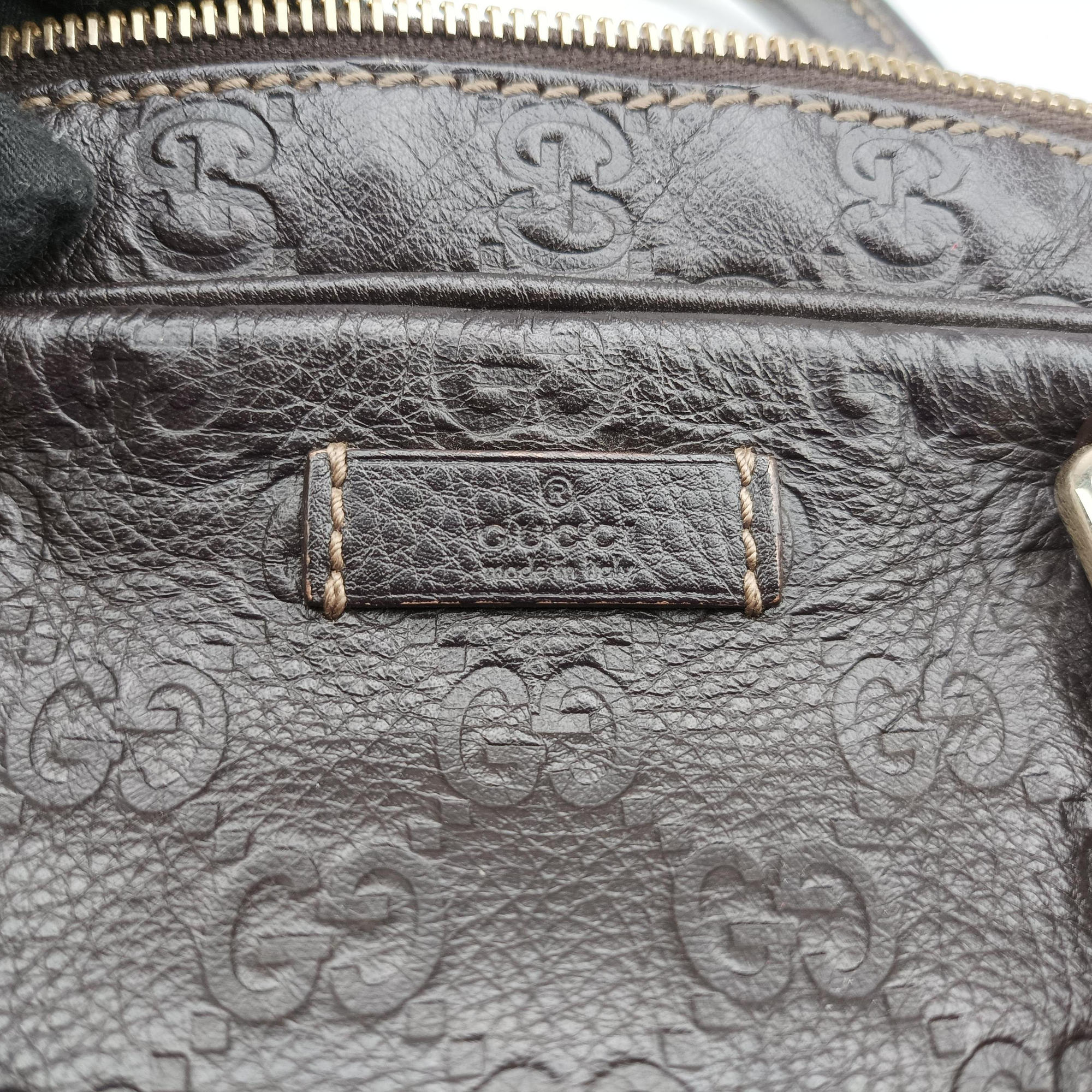 Guccissima Business Brown leather 201480 C8133351グッチシマ ビジネス ブラウン レザー 201480 C8133351