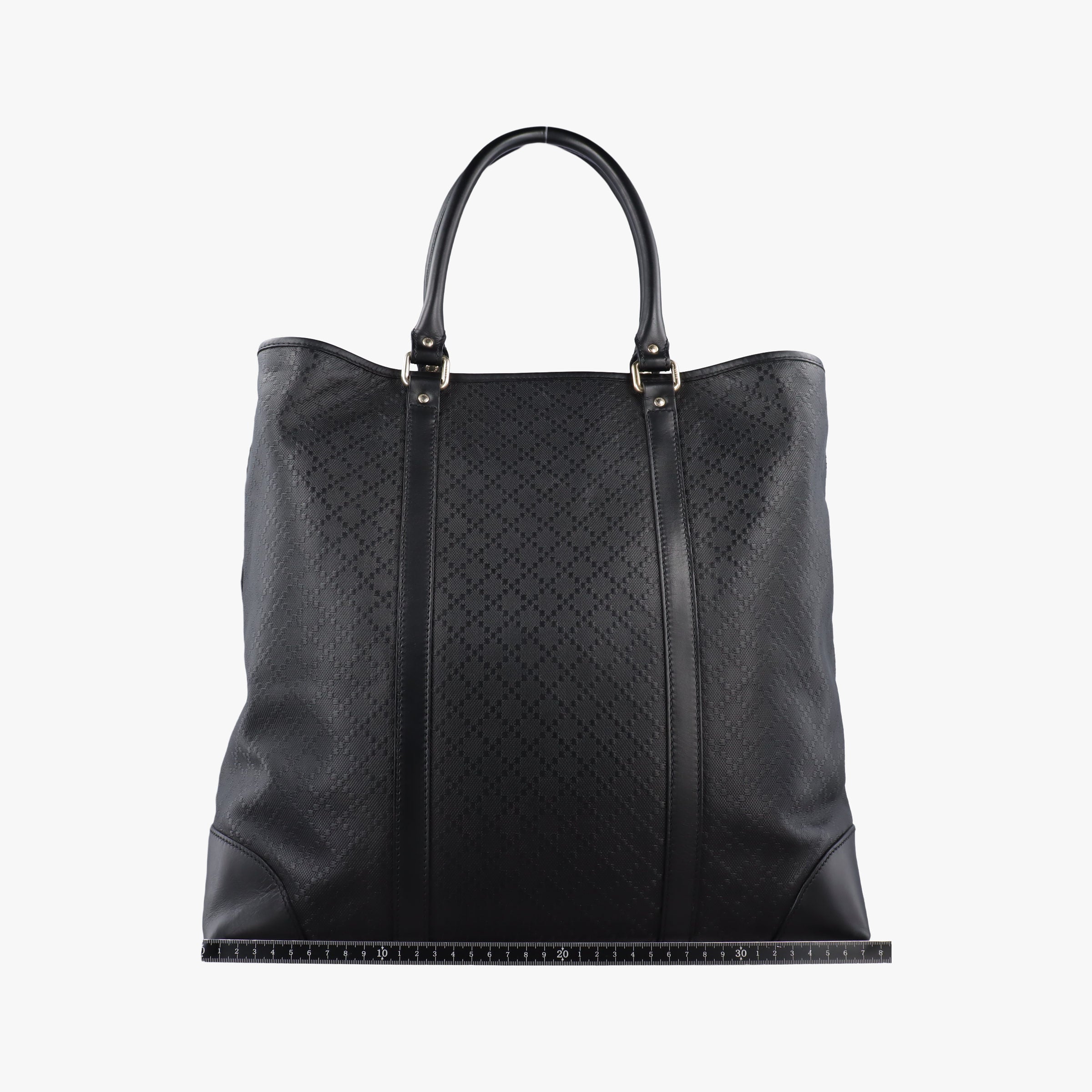 Diamante tote Black Leather 223668 G9035342ディアマンテ トート ブラック レザー 223668 G9035342
